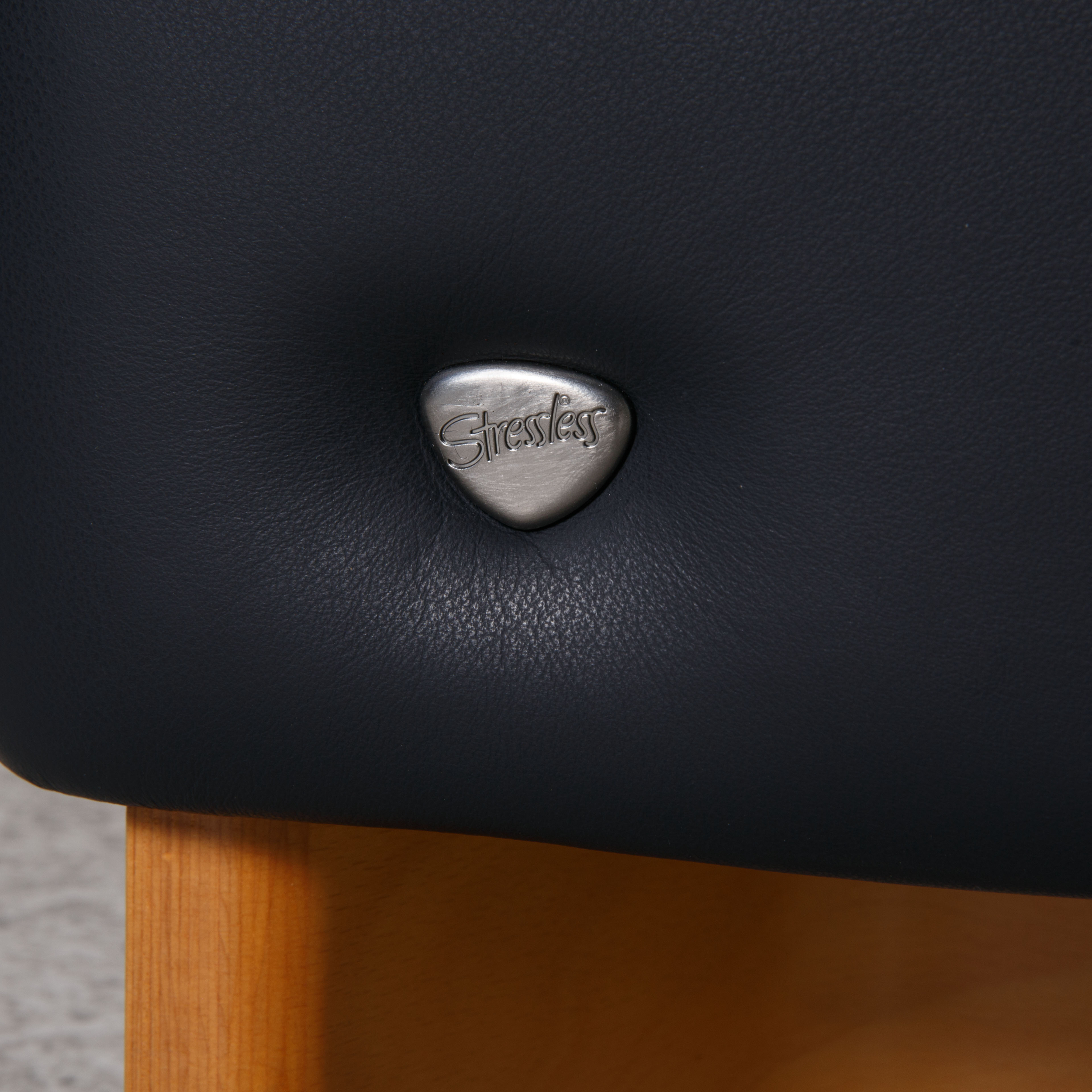 Paradise Sofa 2-Sitzer Leder Dunkelblau