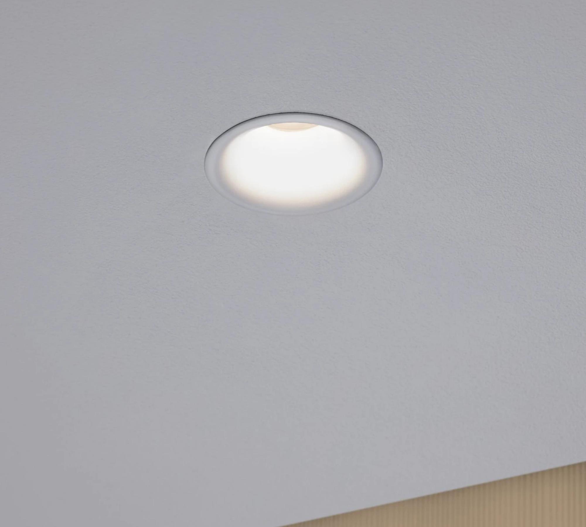 3-flame recessed spotlight acrylic glass white