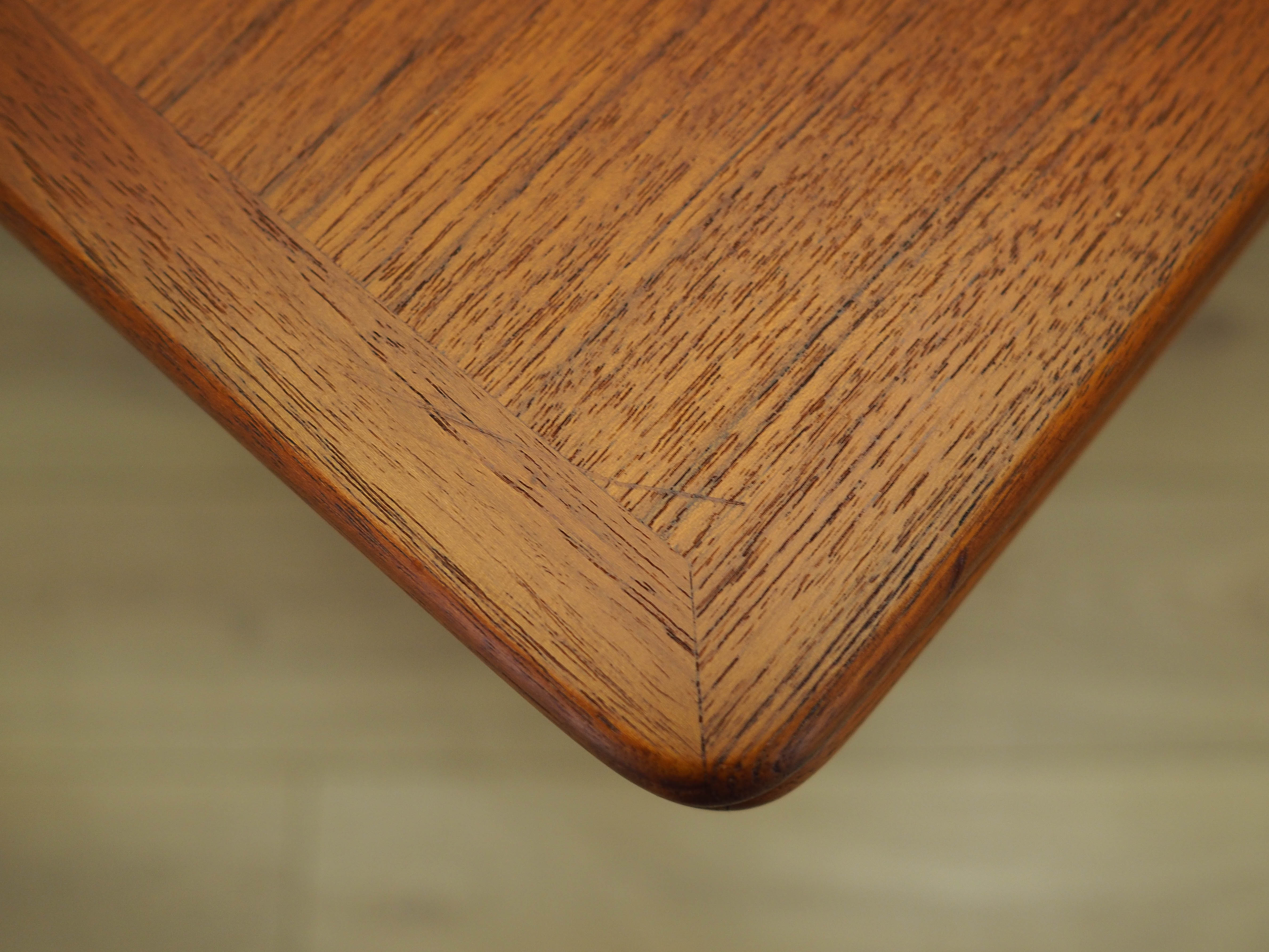 Teak table Brown 1970s