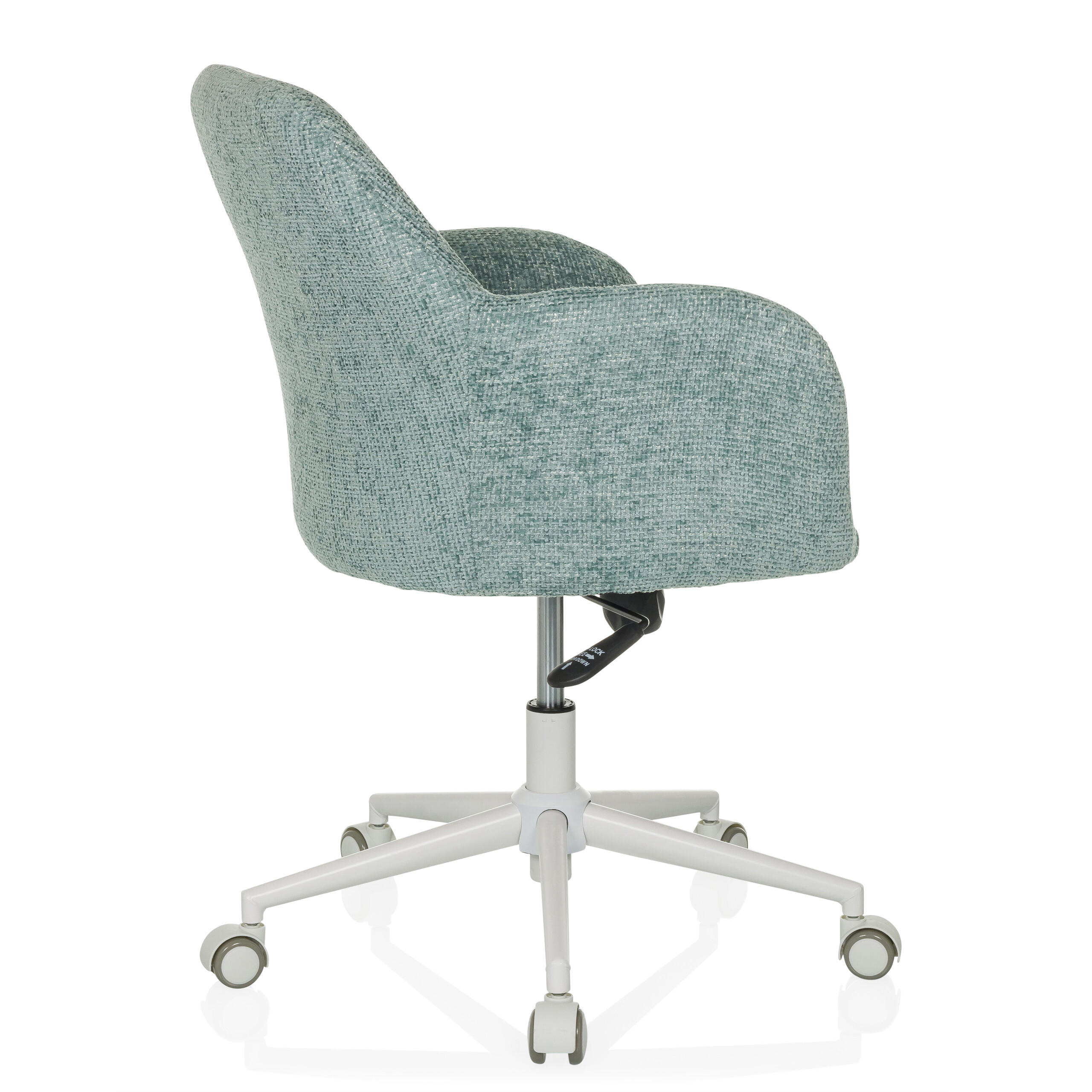 SOLAO HOME Office Chair Bouclé Green
