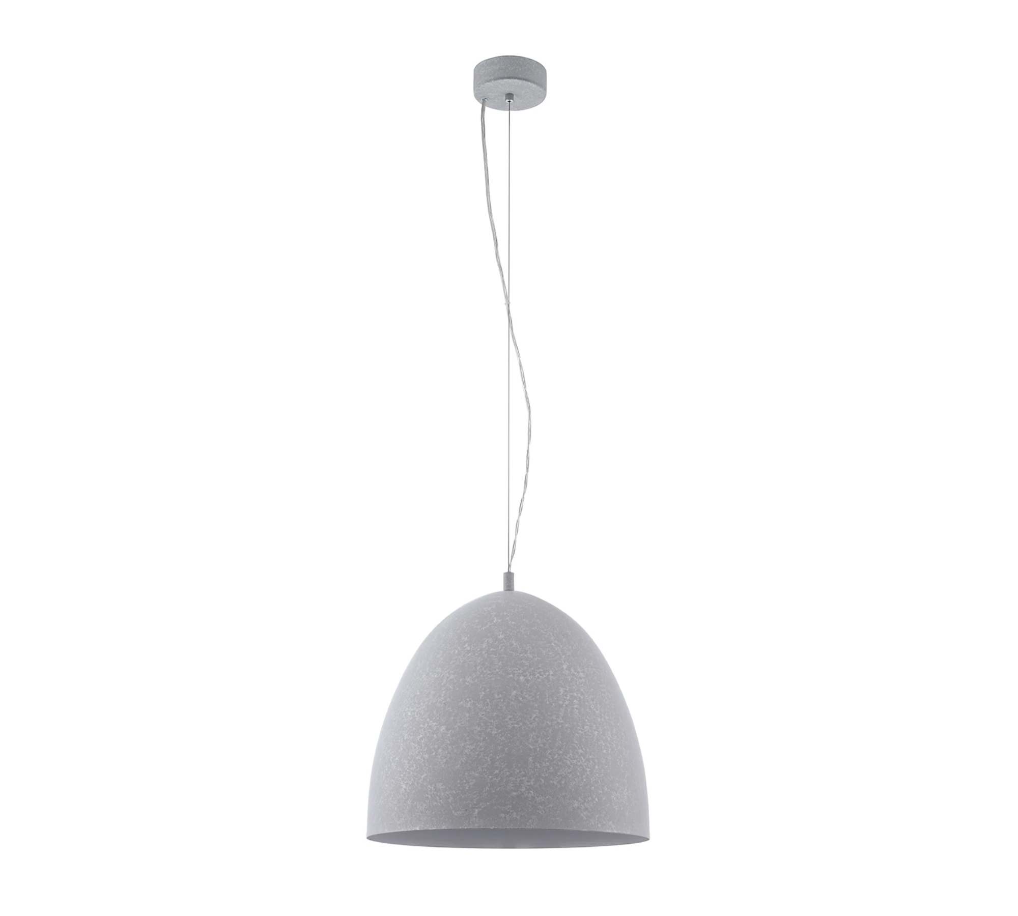 Pendant lamp Sarabia Steel powder-coated grey