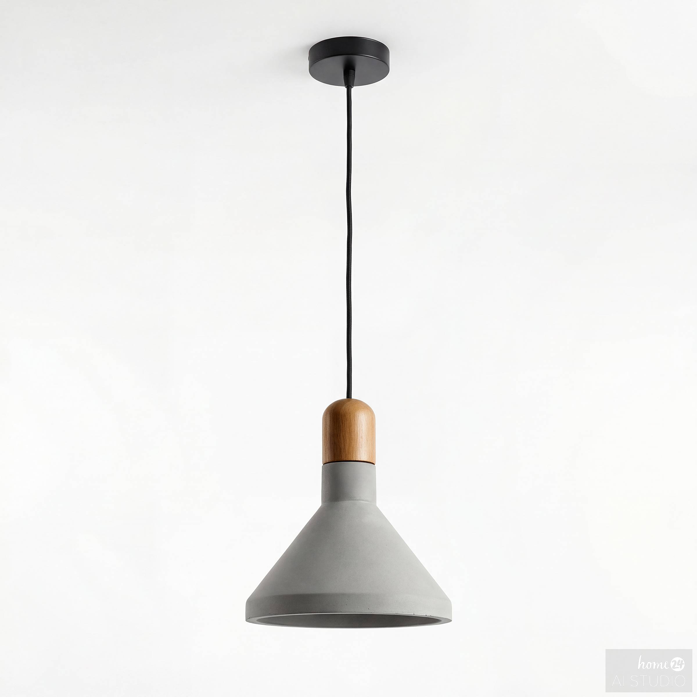 OREL Pendant Light 1-Light Concrete Iron