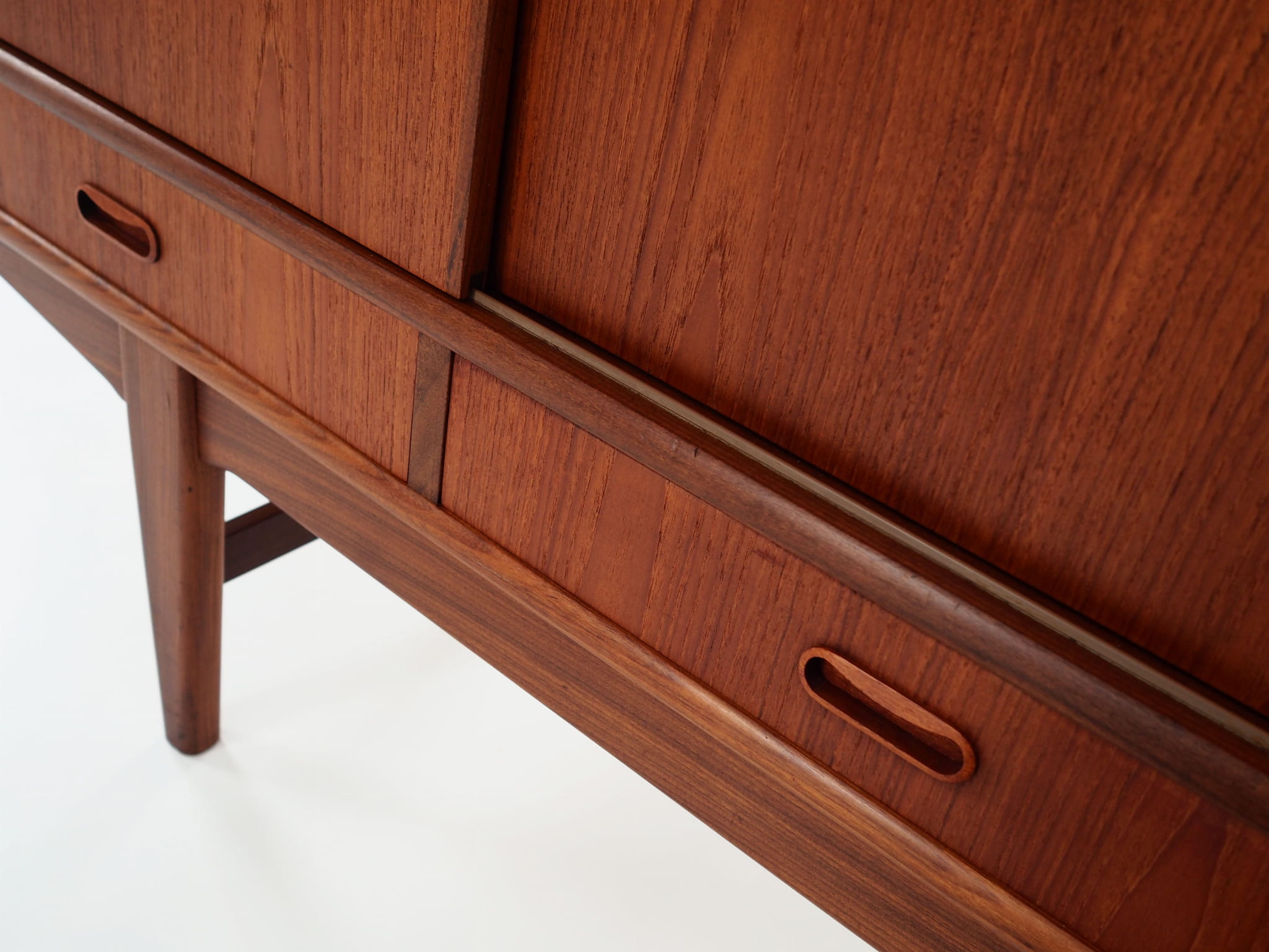 Vintage Sideboard Teak Wood Brown 1970s