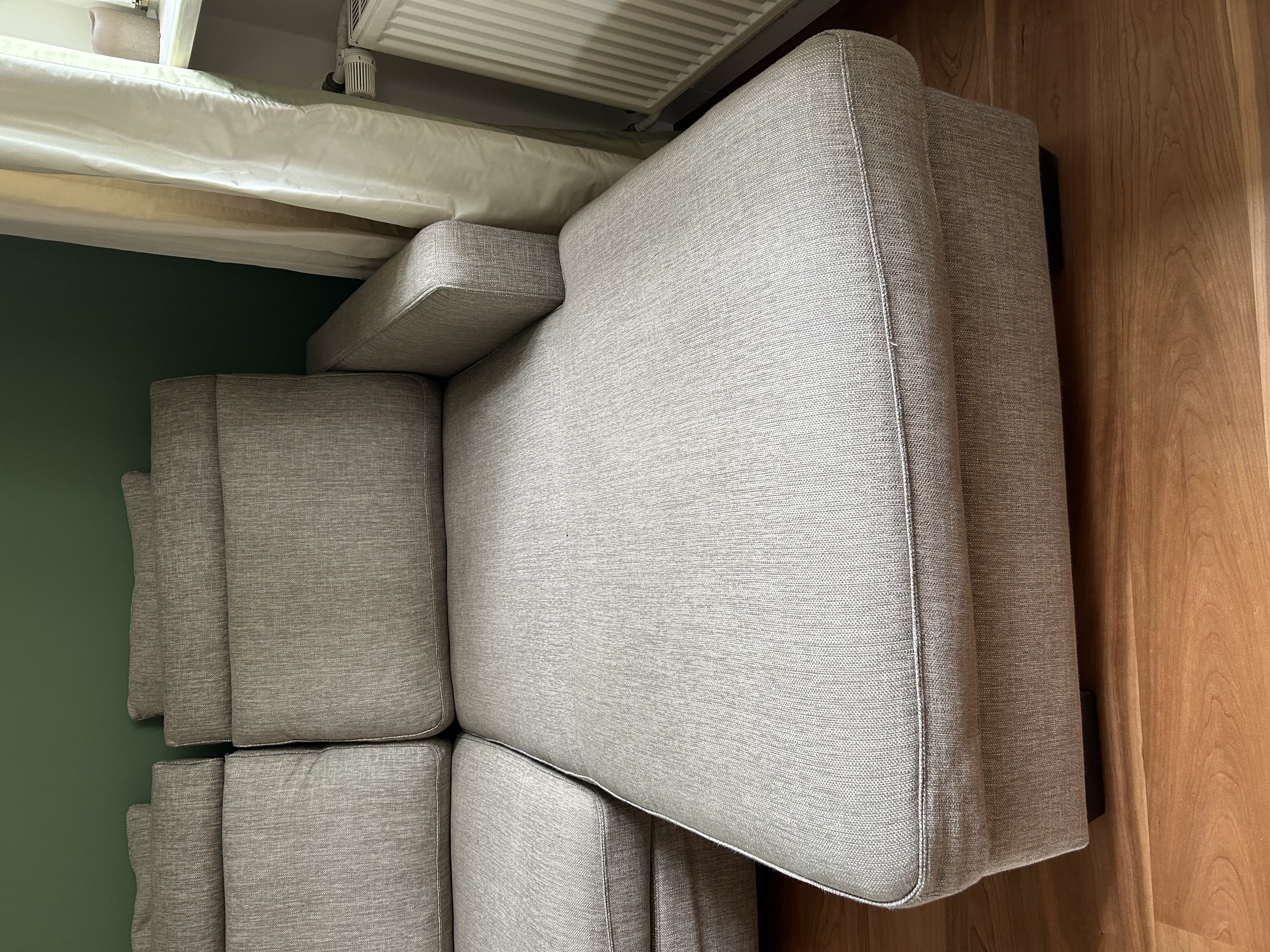 Gatsby Sofa Récamiere Rechts Baumwolle Holz Braun
