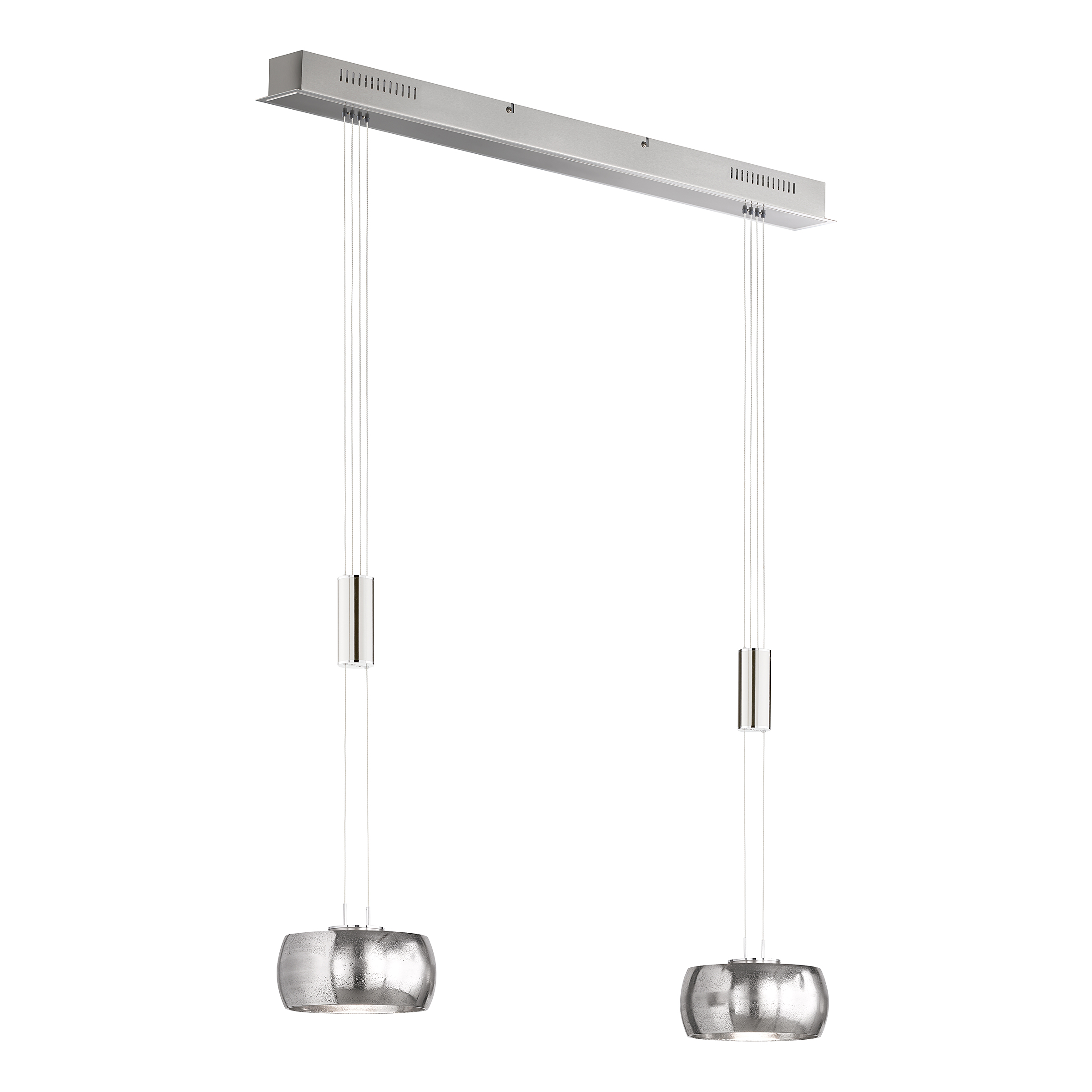 LED-Pendelleuchte Colette Eisen Chrom