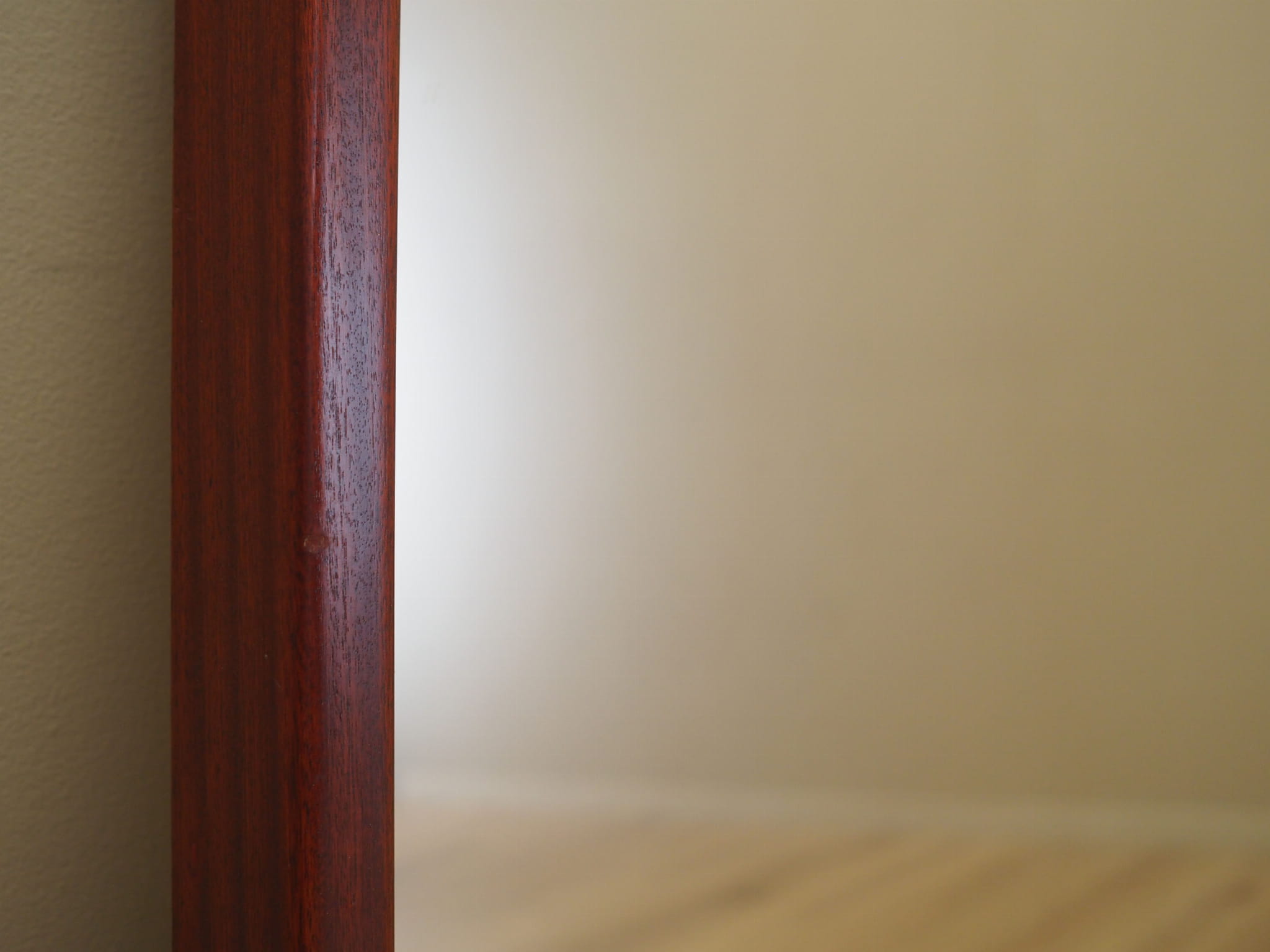 Spiegel Holz 1970er Jahre