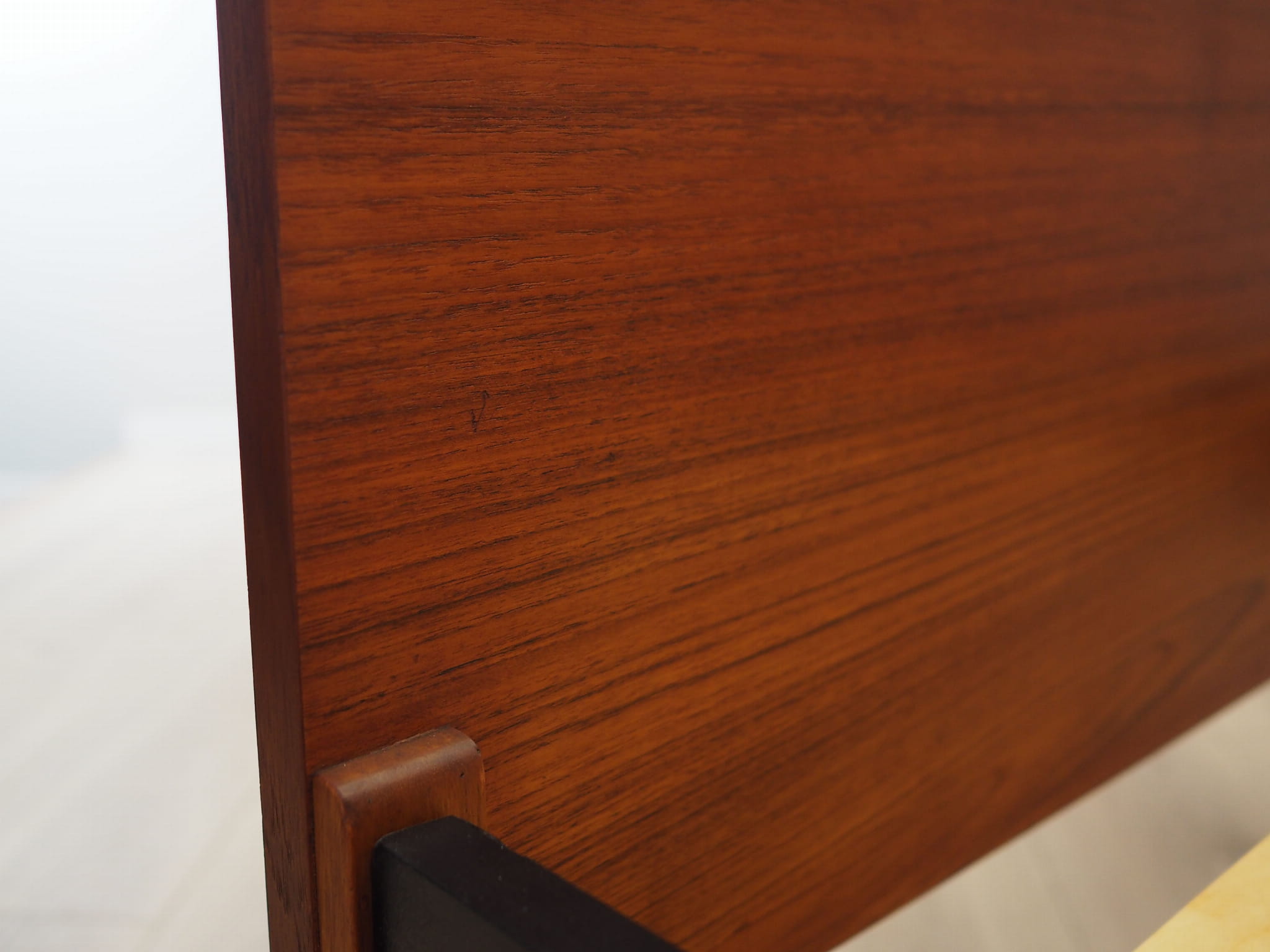 Vintage Bed Teak Wood Brown 1970s