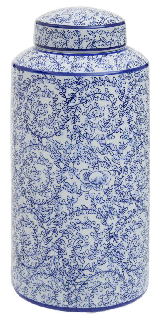 Calix Large Ceramic Vessel Blue White