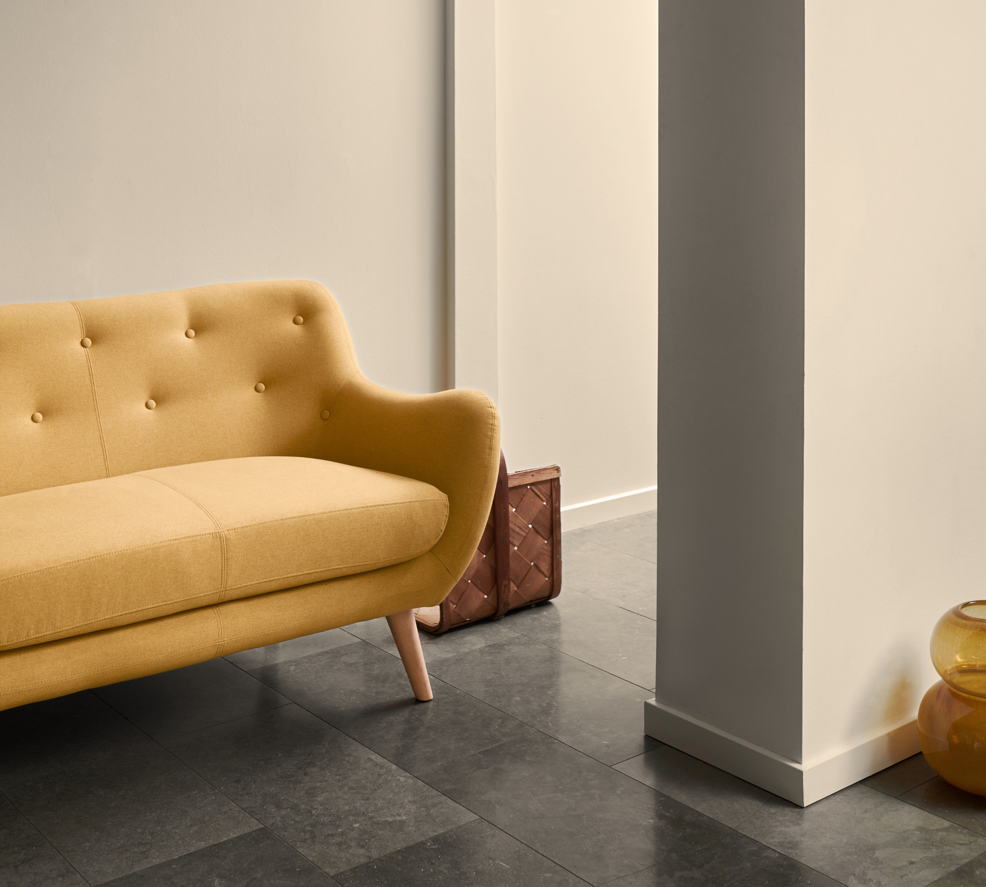 Herman Sofa 3-Sitzer Elliot Light Grey