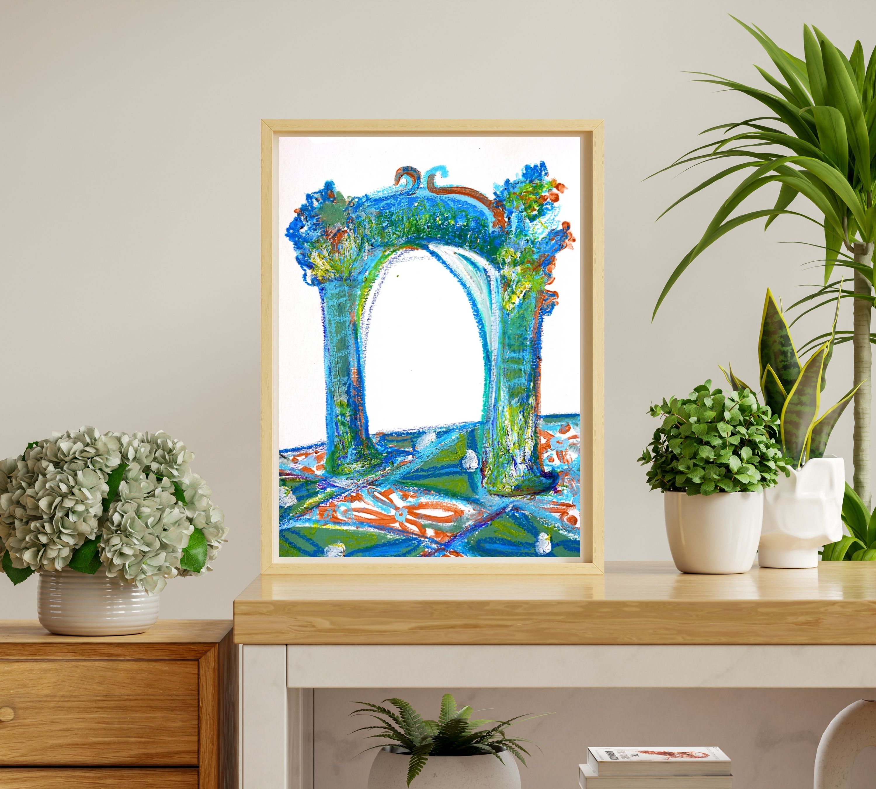 El Umbral Art Print Multicolored