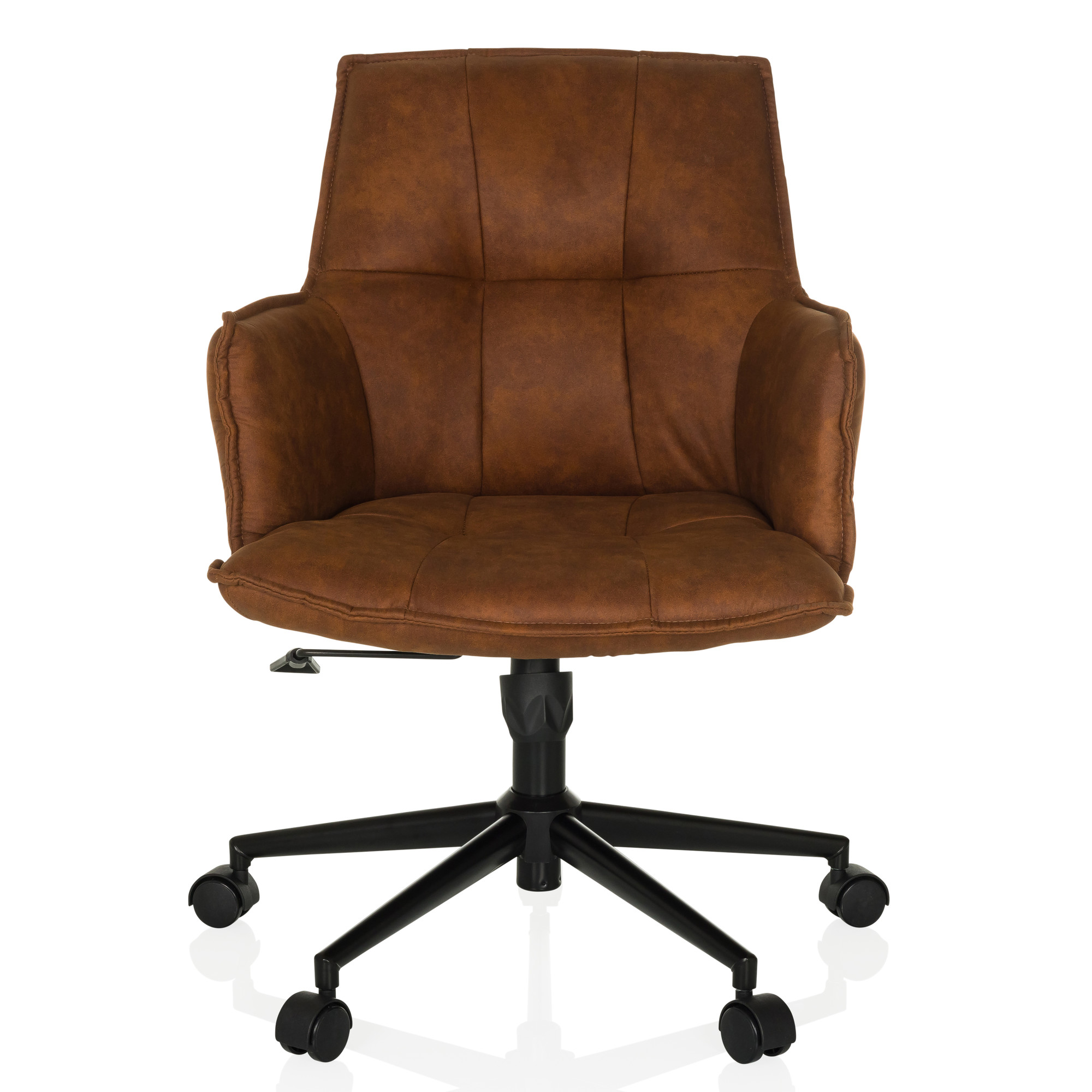 SOLAO LIFE  Office Chair Swivel Fabric Brown