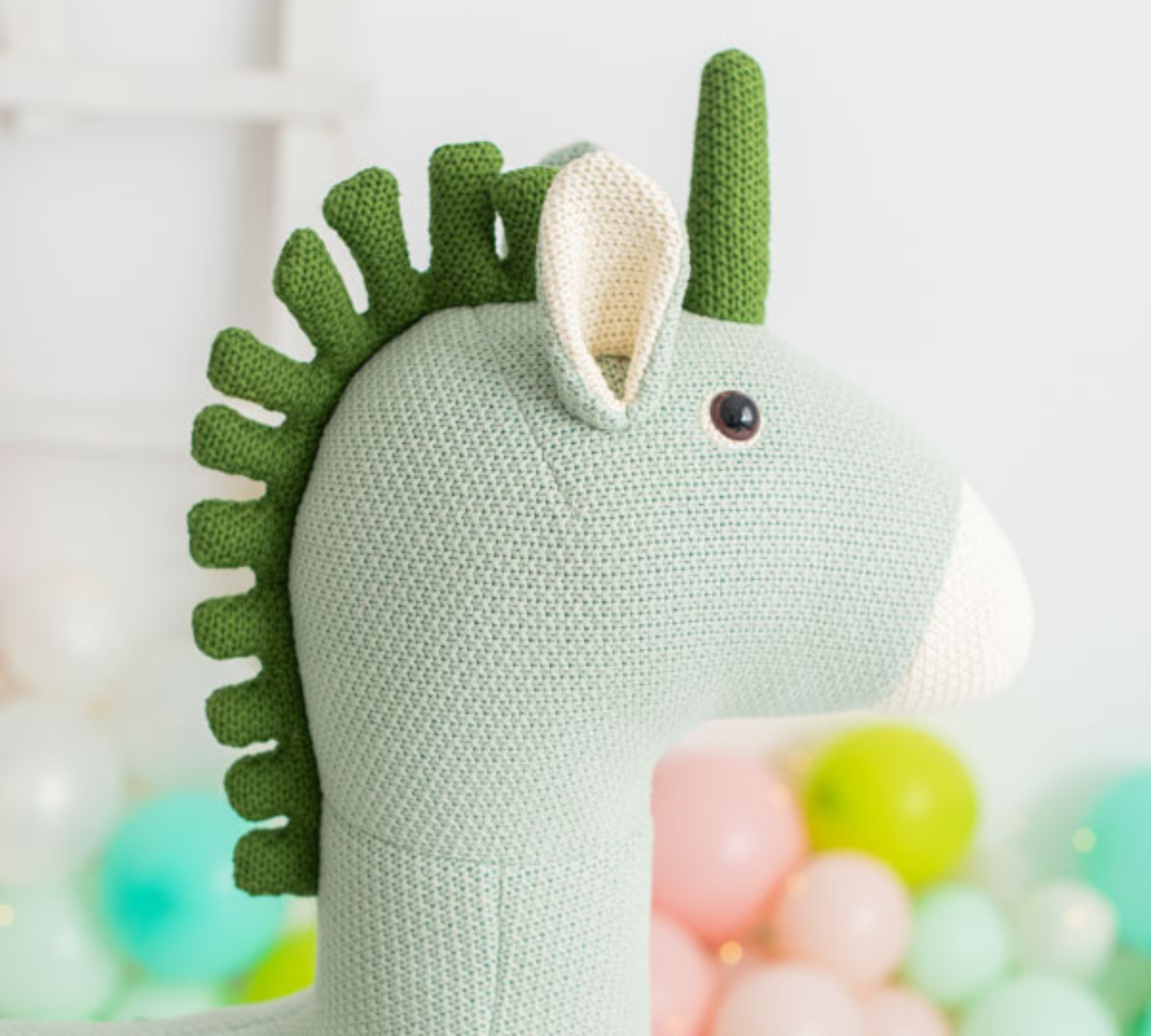 Pegasus Maxi Plush Toy Cotton Green