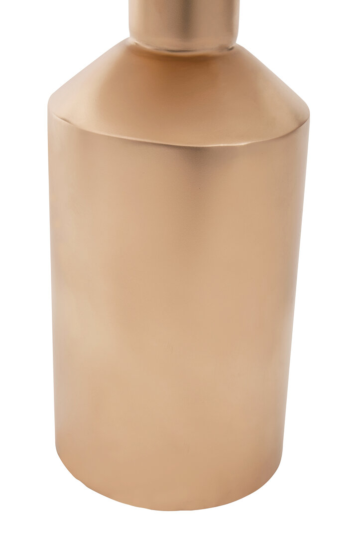 Amira White Marble Top Gold Base Beistelltisch
