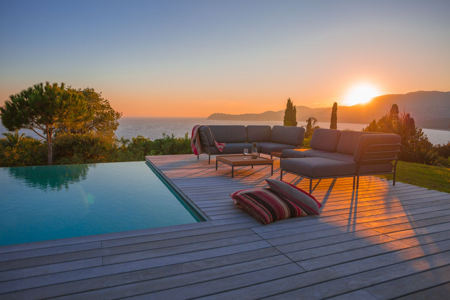 Level Lounge Set 1 Grau