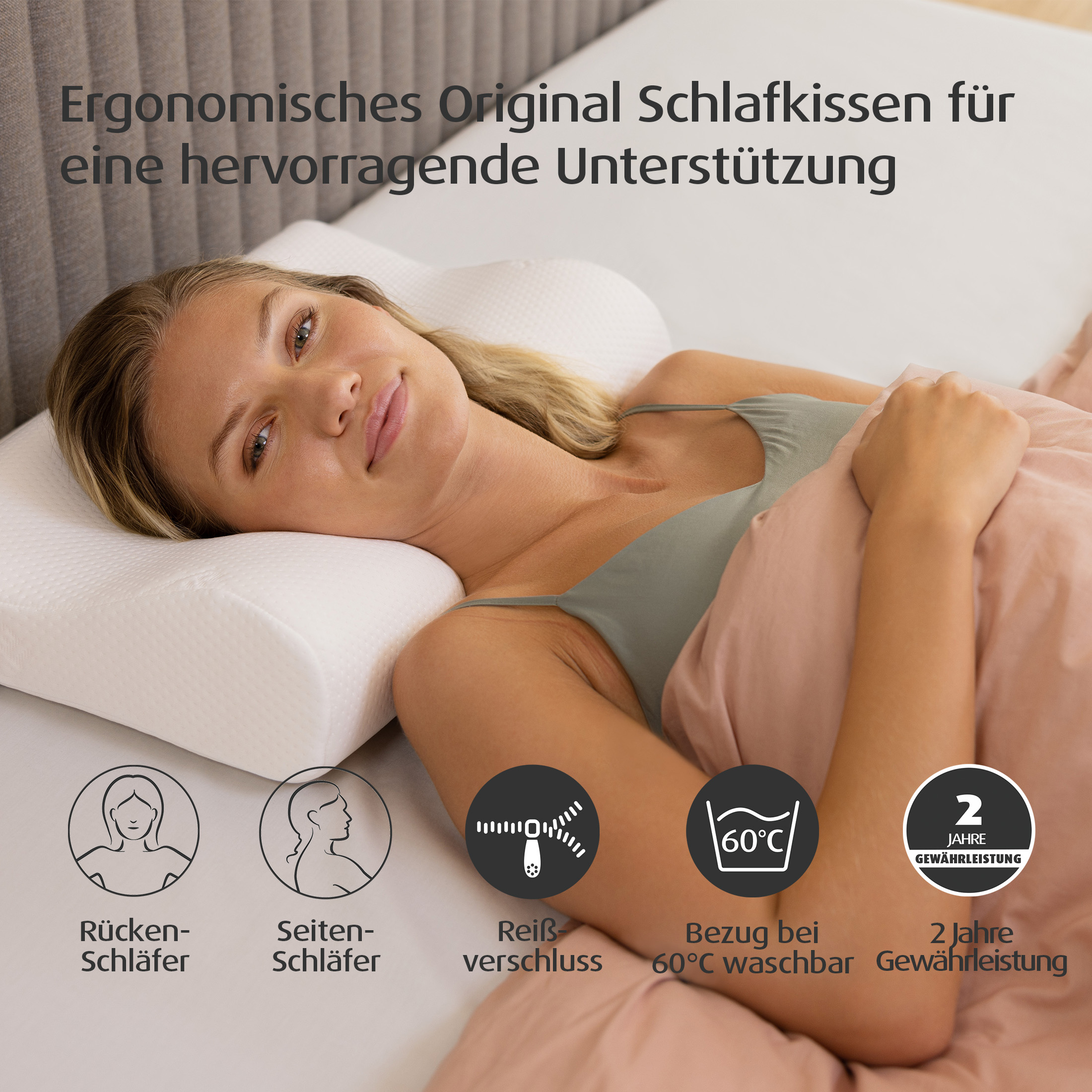 TEMPUR® Original festes Memory Foam Schlafkissen in M