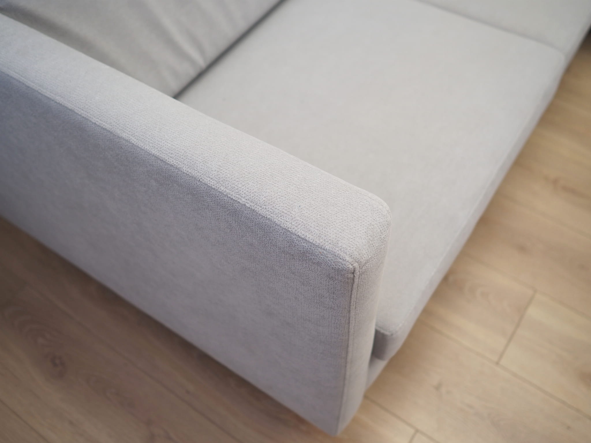 Corner sofa textile grey 1990s