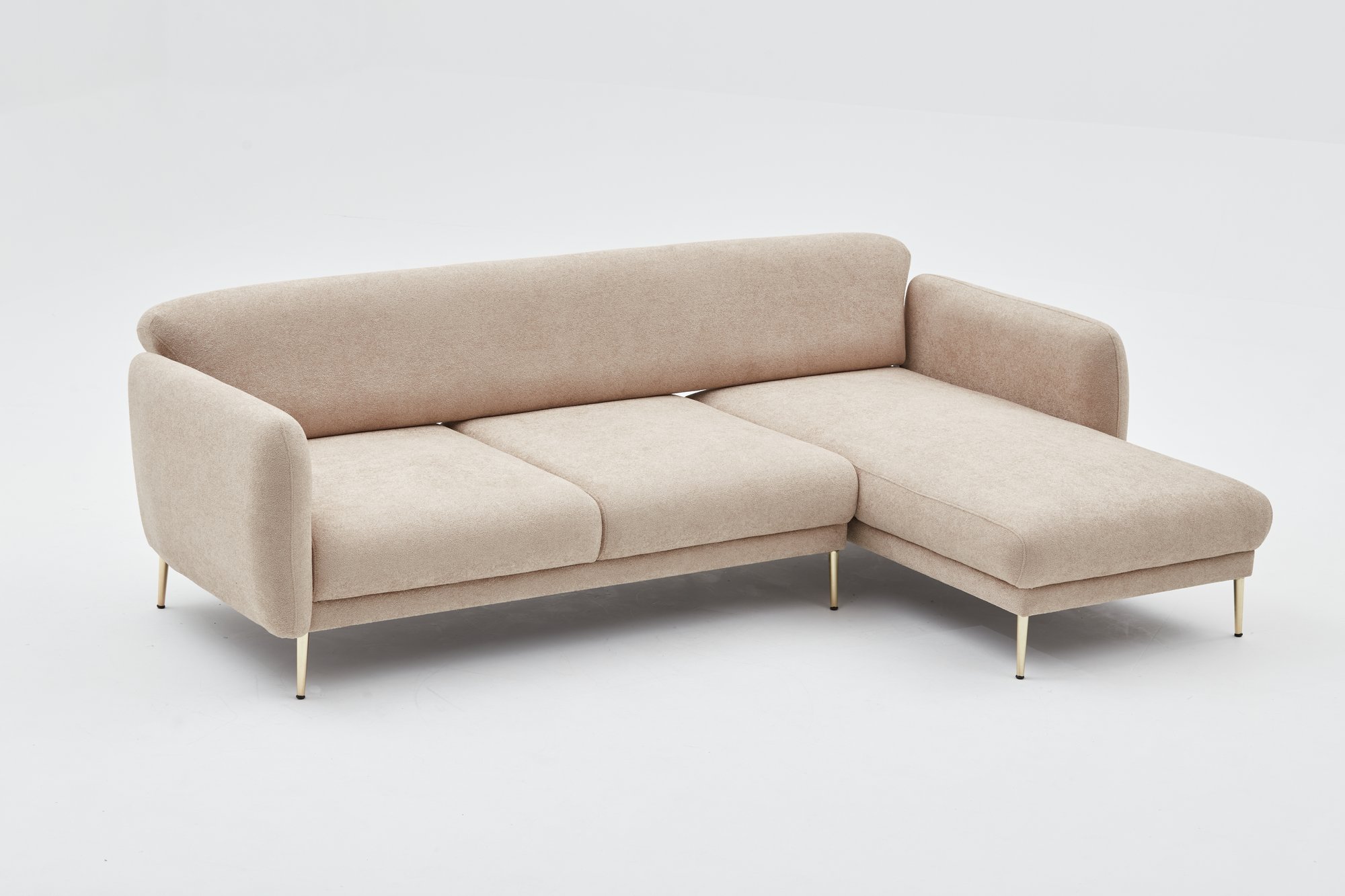 Simena Sofa Récamiere Rechts Beige