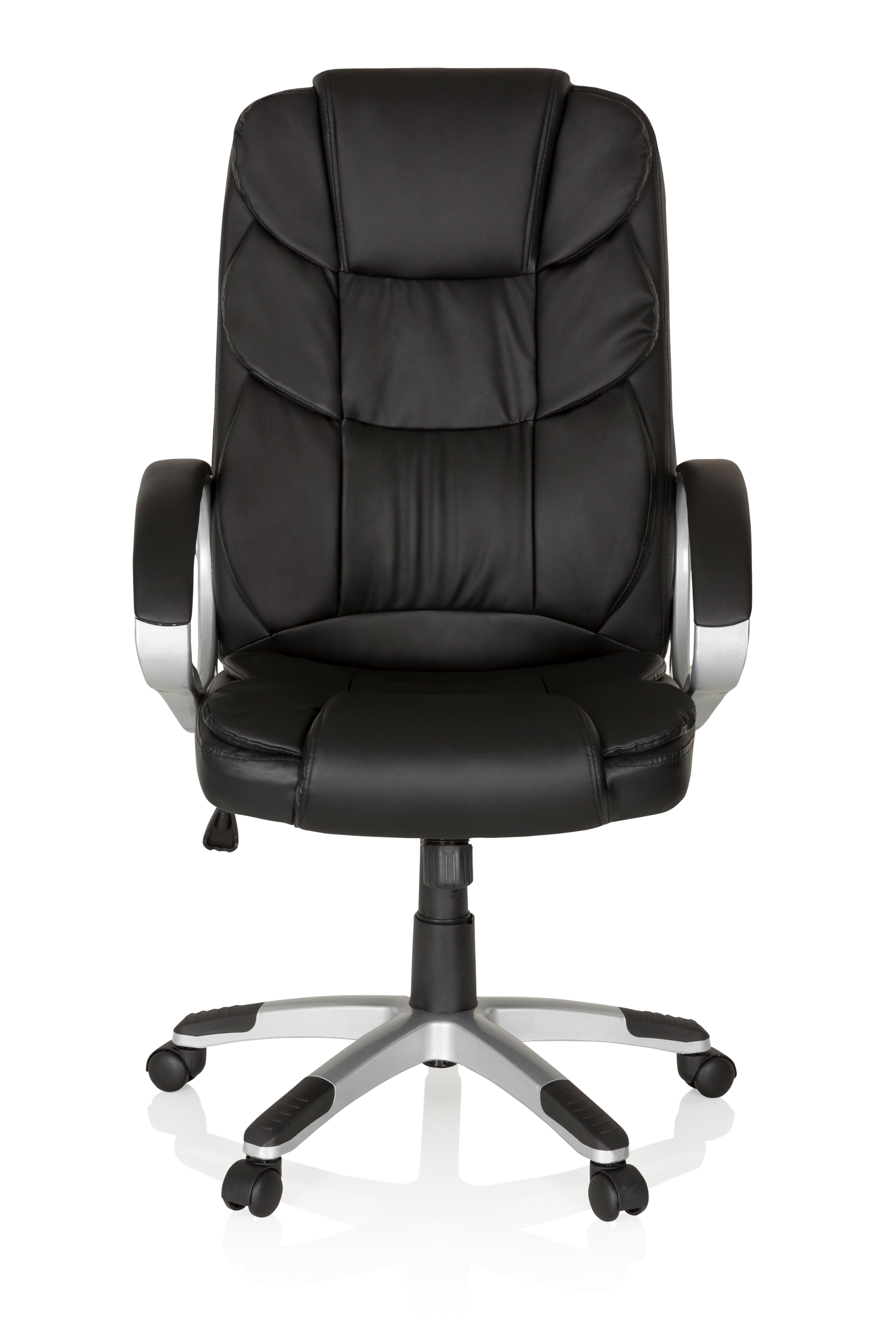 Office chair Faux leather Black