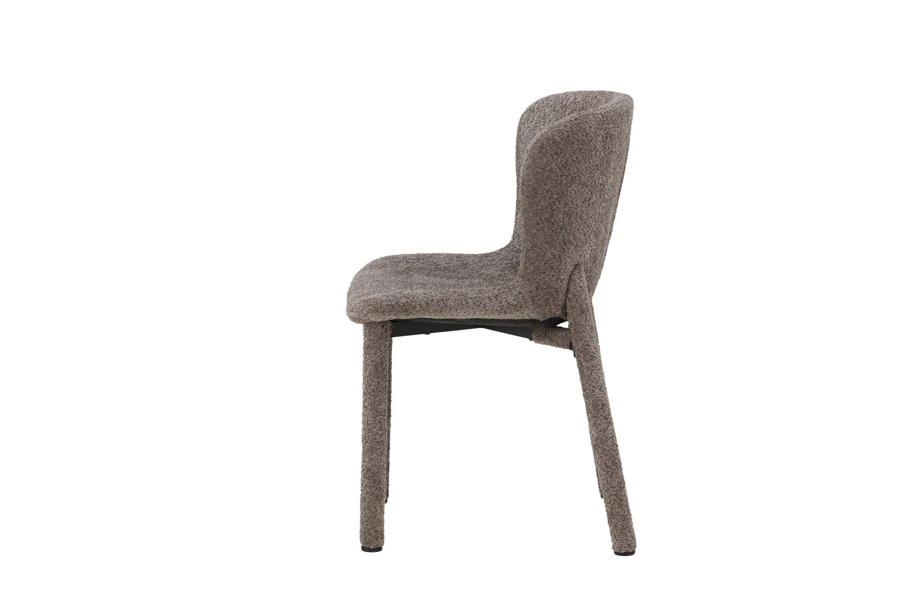 2x Astoria Esszimmerstuhl-Set Bouclé Braun