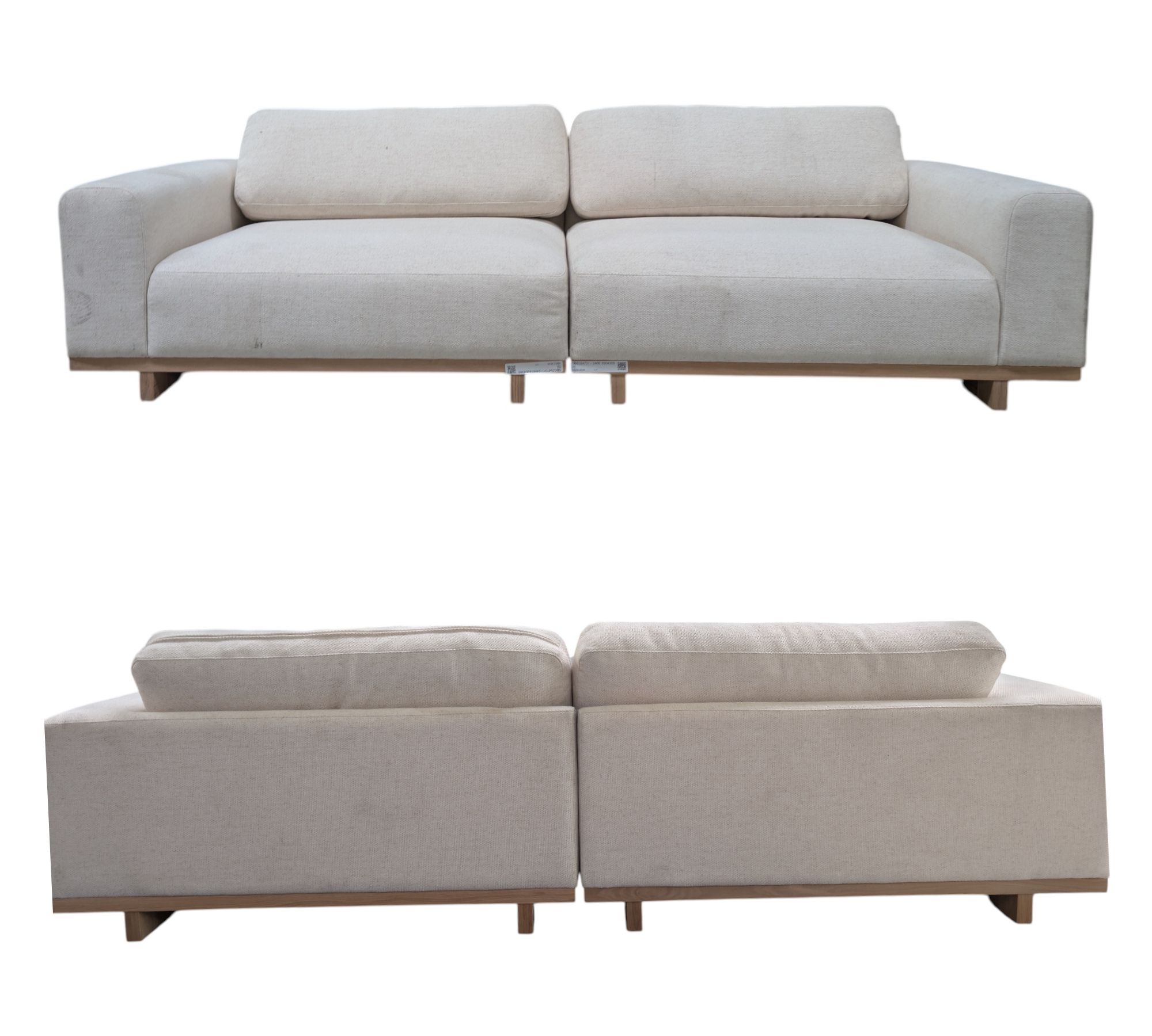 Aya Sofa 3,5-Sitzer Moonlight Sand