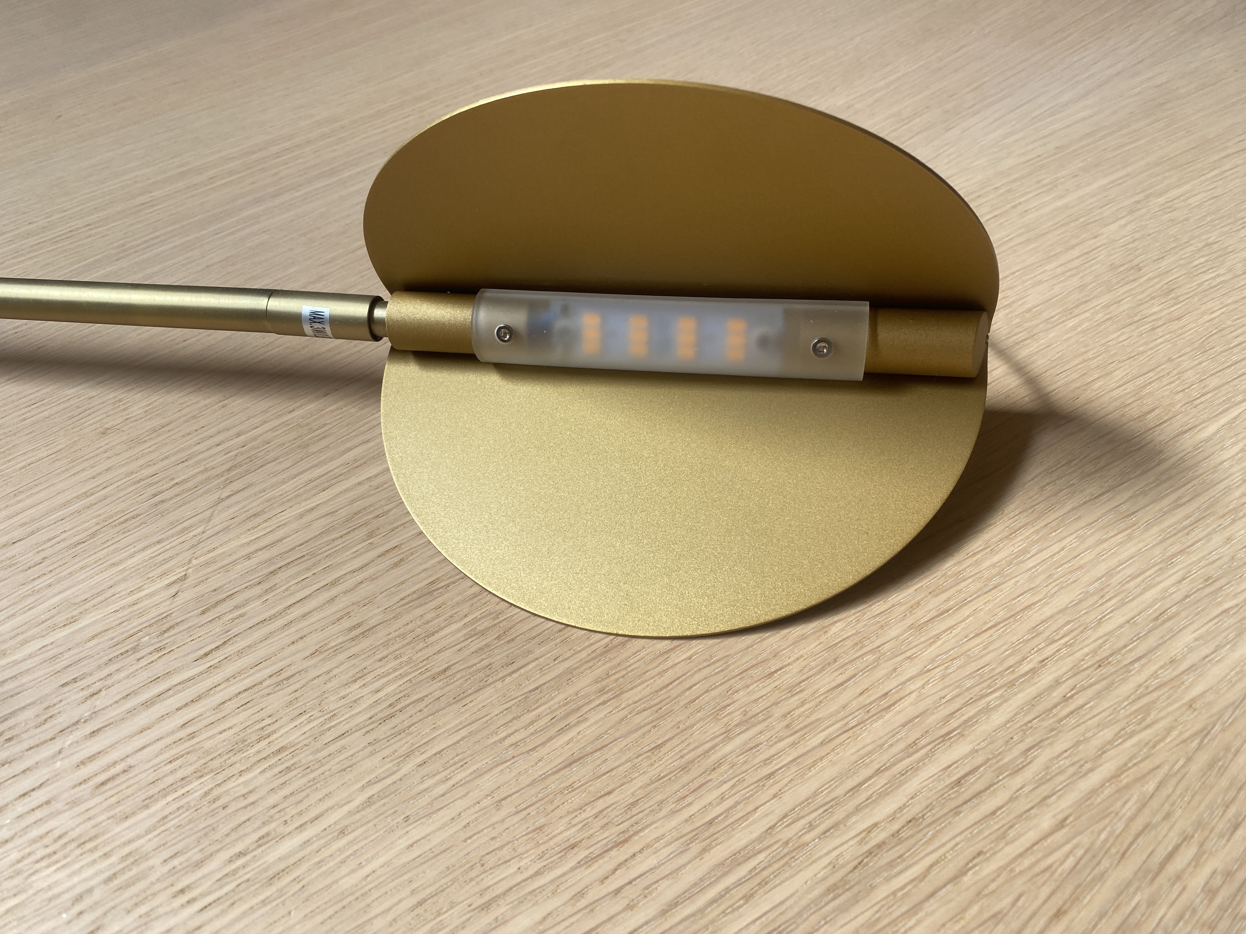 Leaves Wandlampe LED Metall Messing