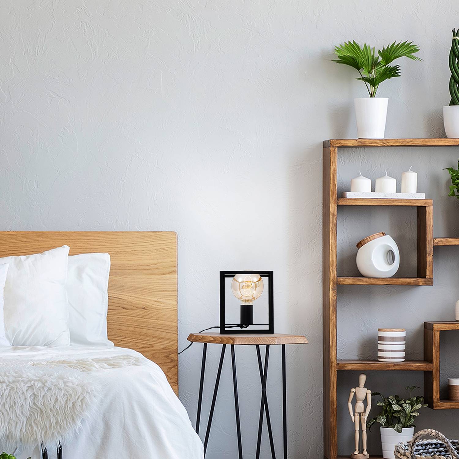 Box Table lamp Iron 1-light