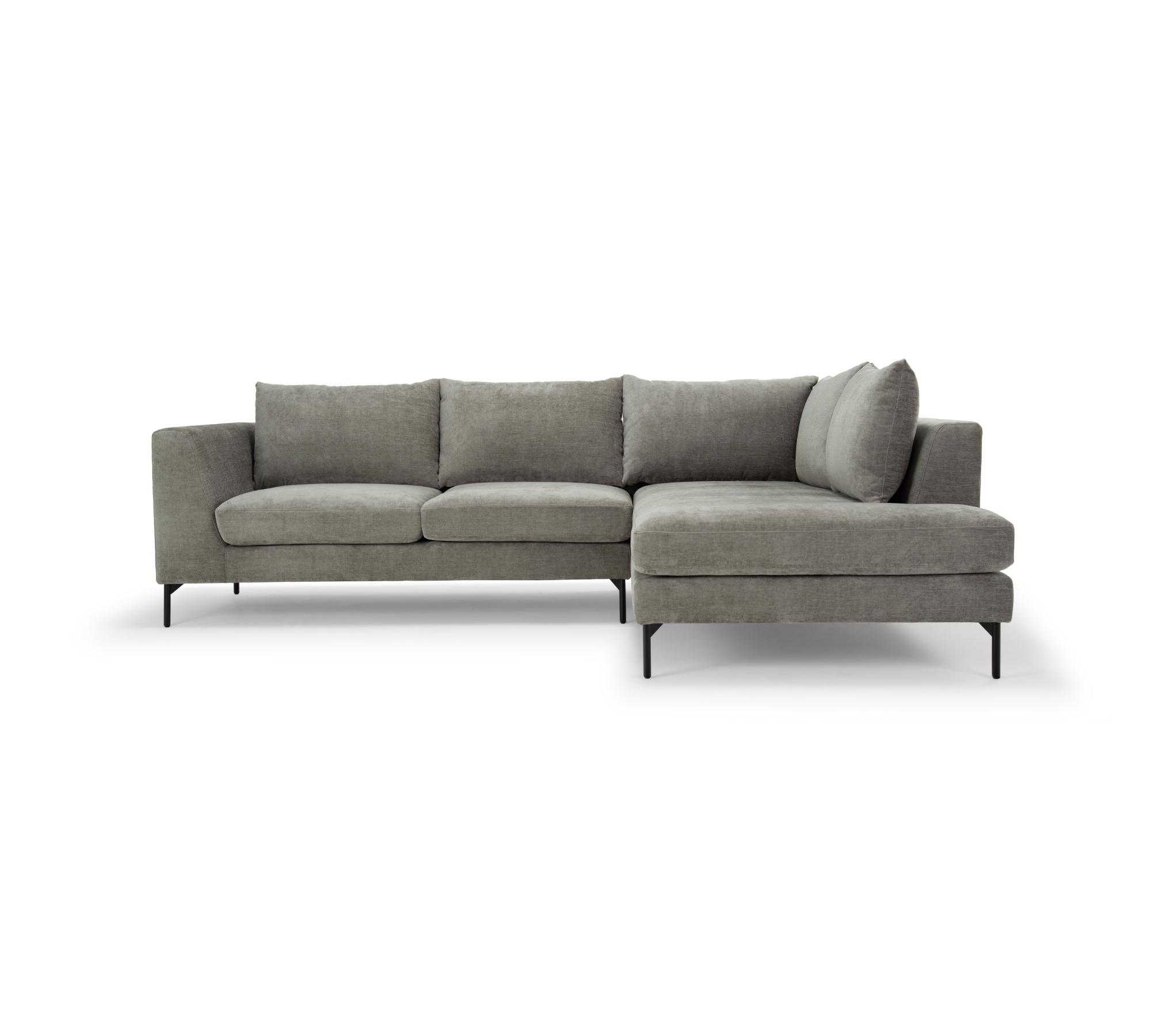 Noa Sofa Récamiere Rechts (Right-facing chaise lounge) Planet Grey Green