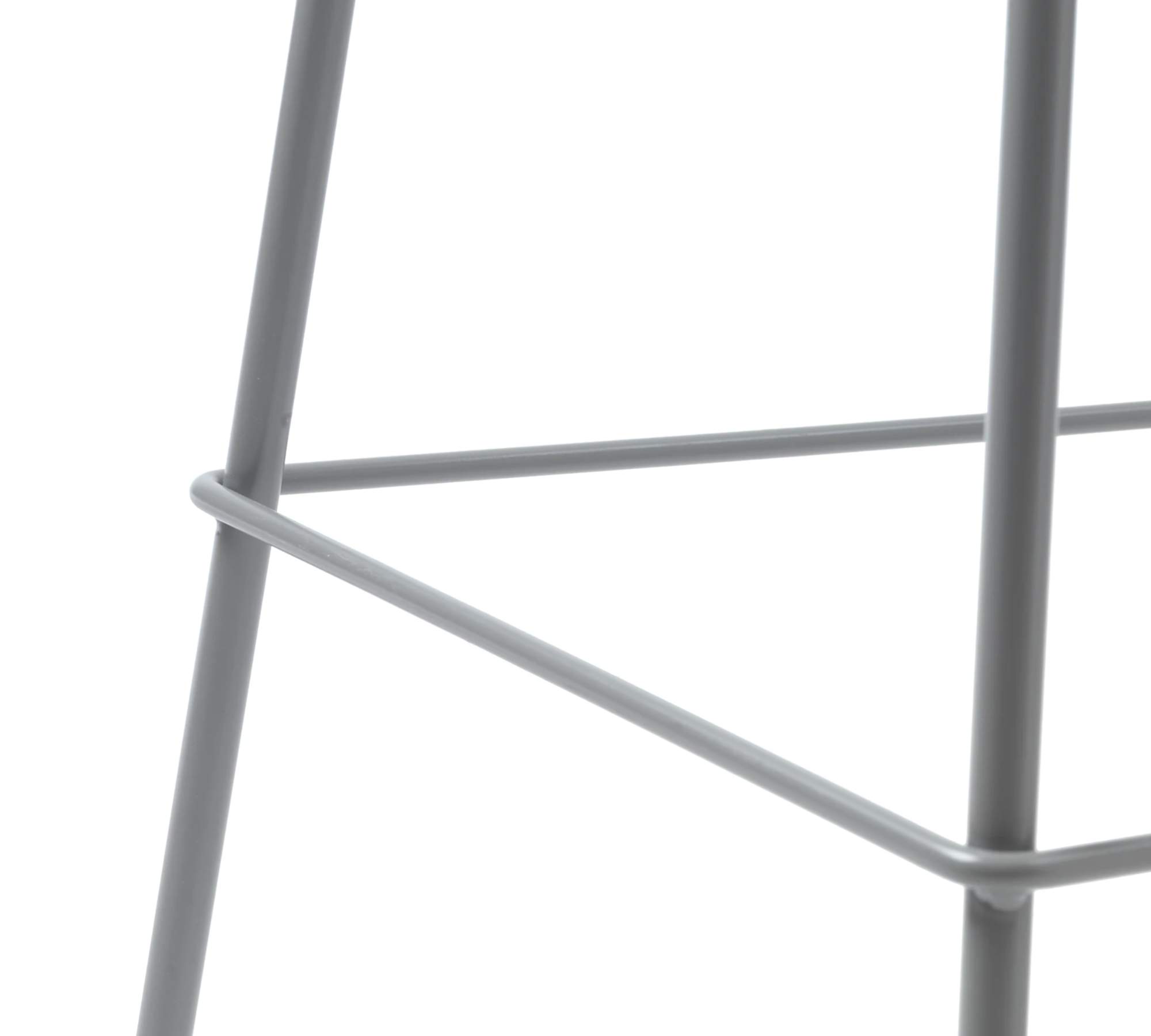 Bar stool plastic metal powder-coated