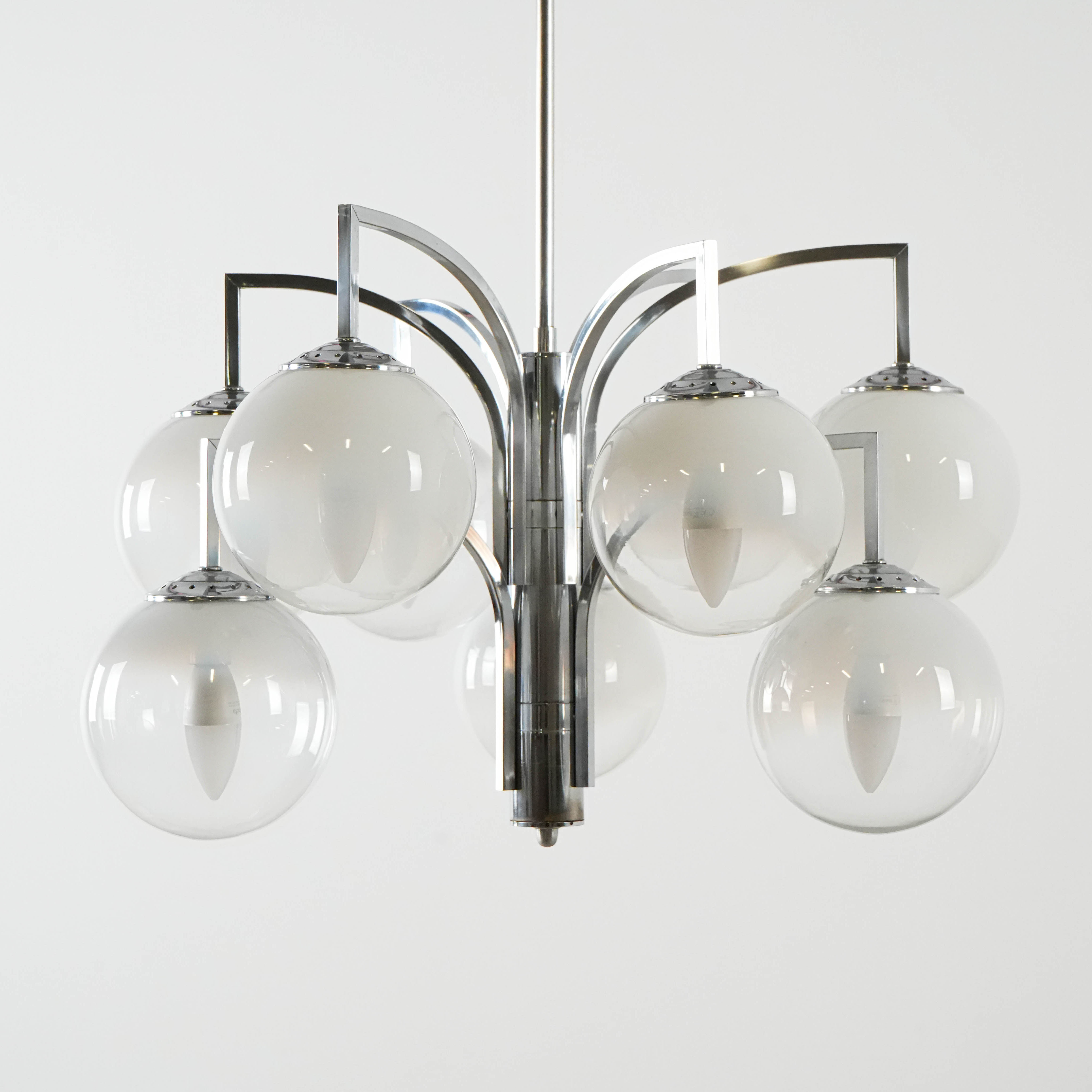 Kronleuchter Muranoglas 1970er Jahre