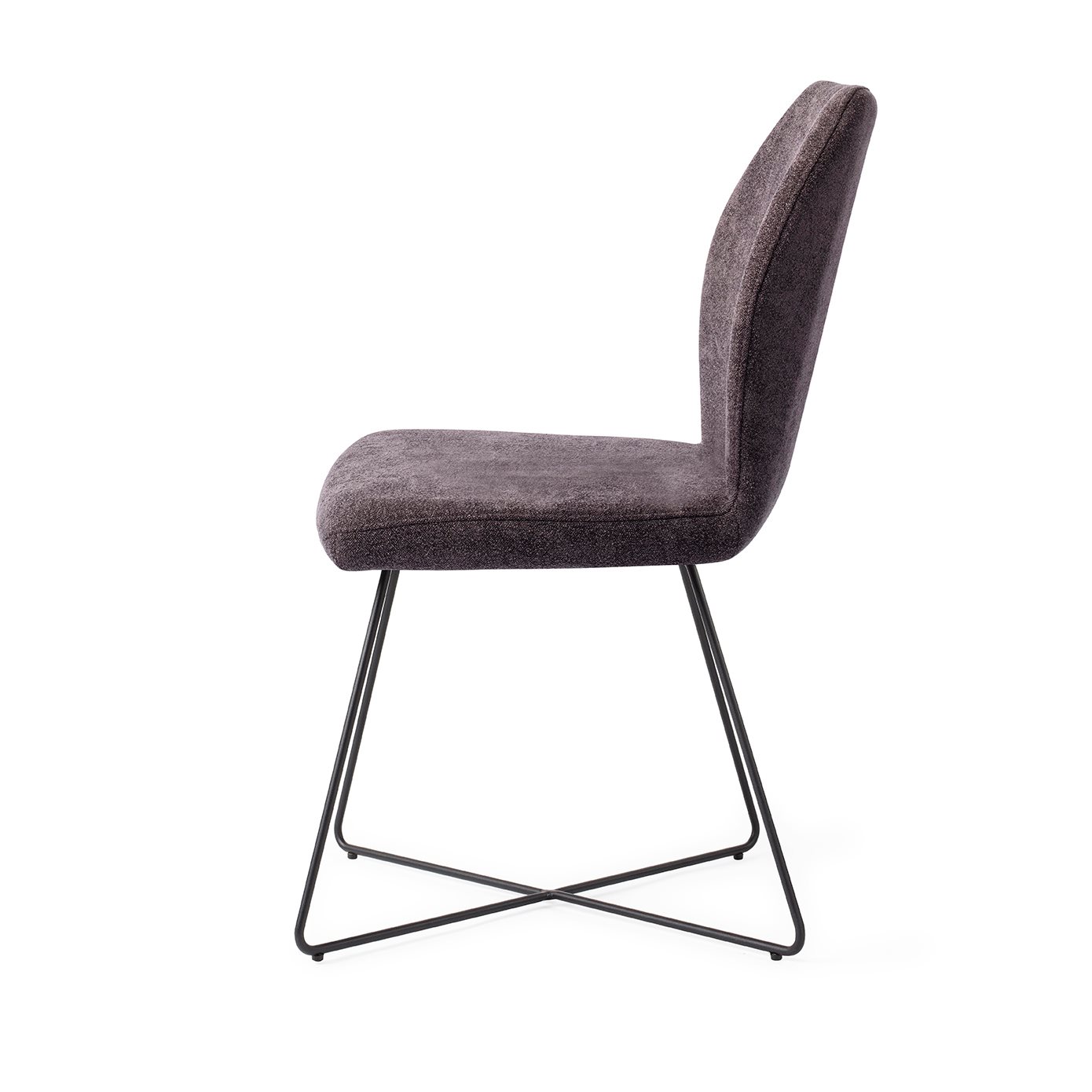 Ikata Dining chair Cross Almost Black