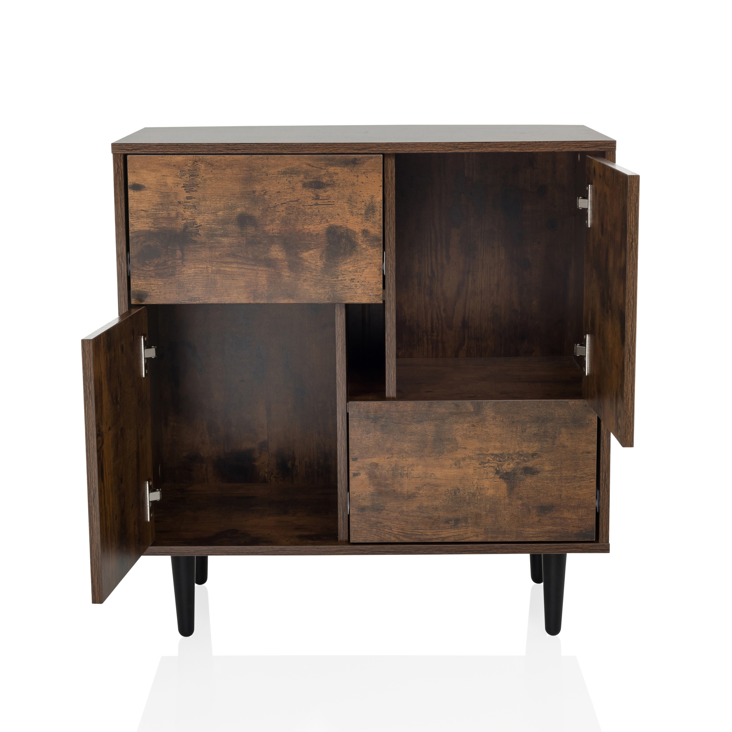 LYKKJA Chest of drawers Brown
