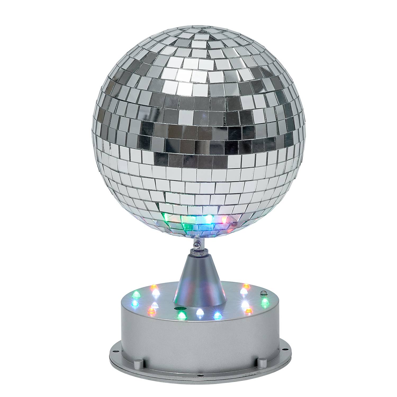 Discokugel DISCO PVC / Glas Silber