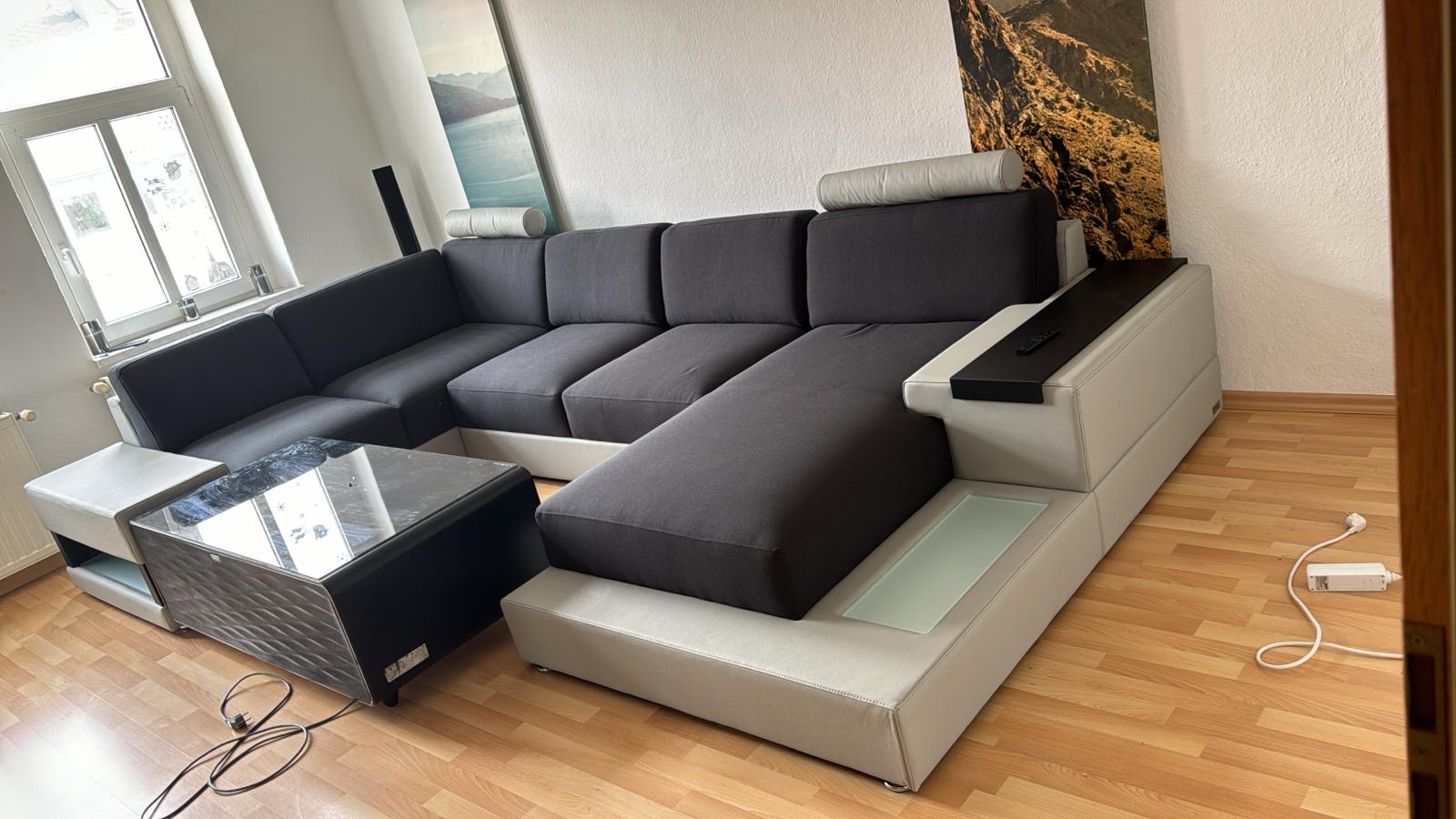 Luxus Modulares Sofa Leder