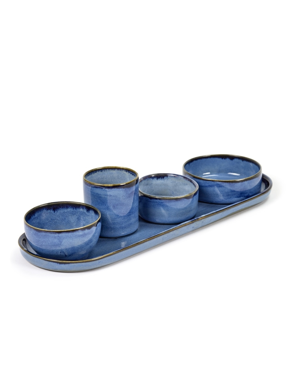 Terres De Rêve Becher Klein Zylindrisch Blau