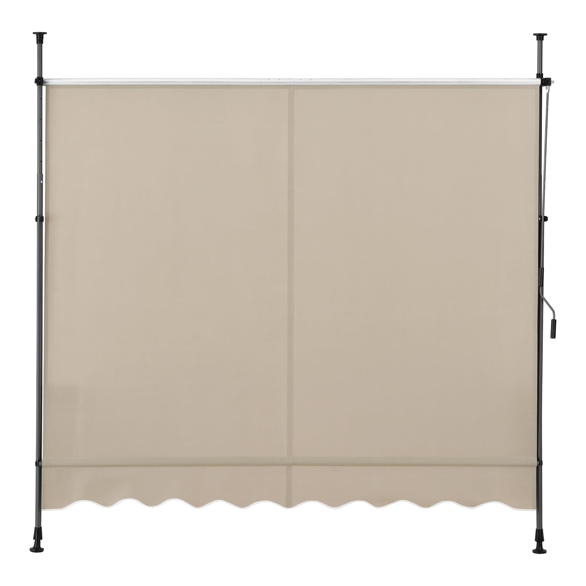 Klemmmarkise ohne Bohren Beige