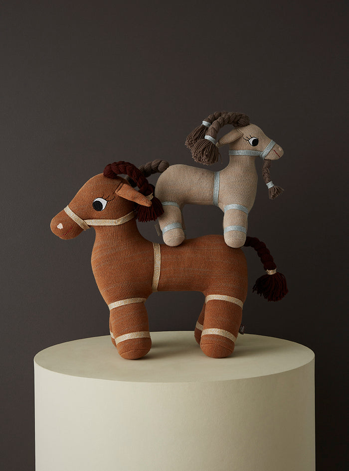 Billy Cuddly Toy Goat Organic Cotton Brown