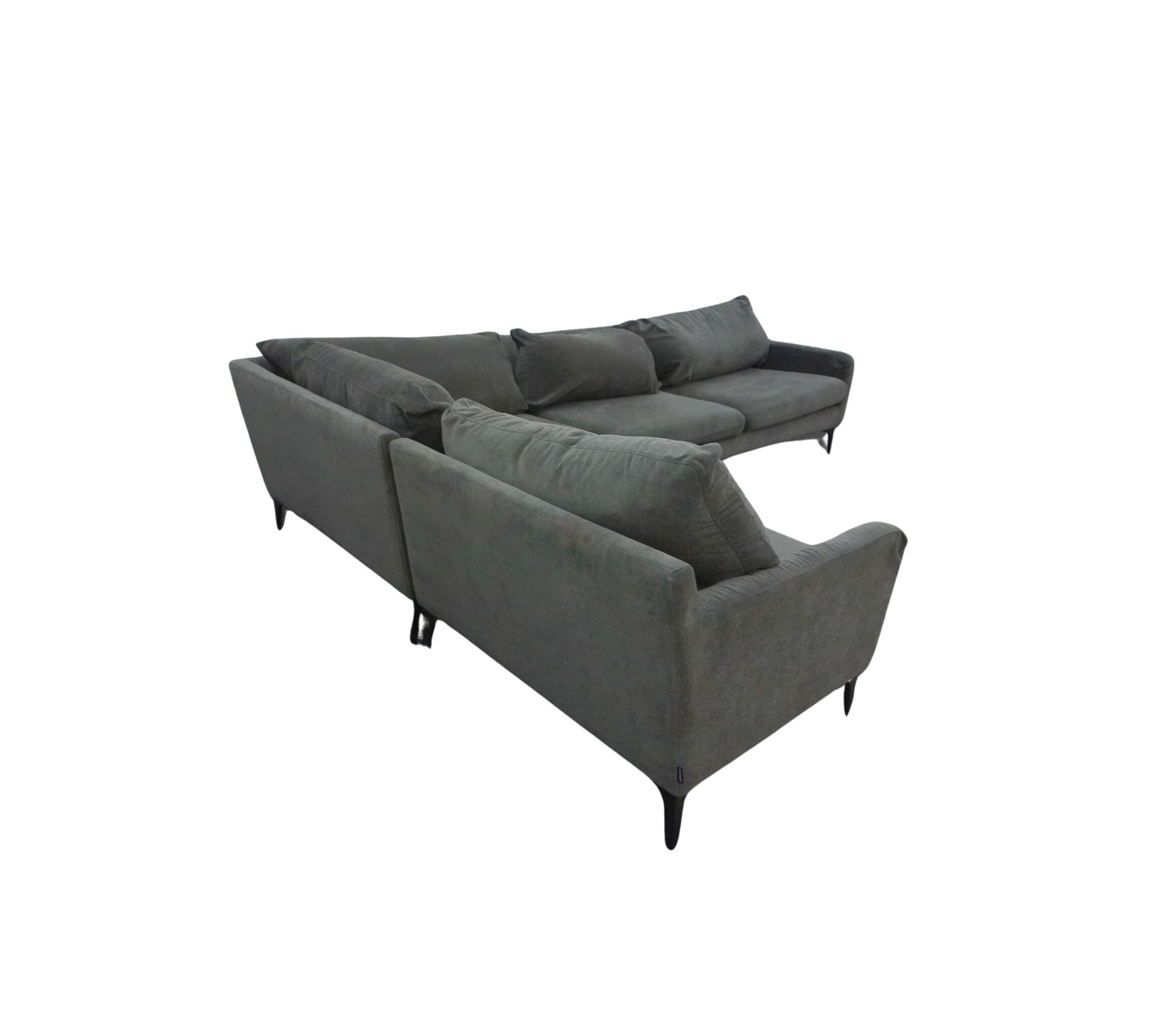 Astha Sofa Récamiere Links Danny Steel Grey