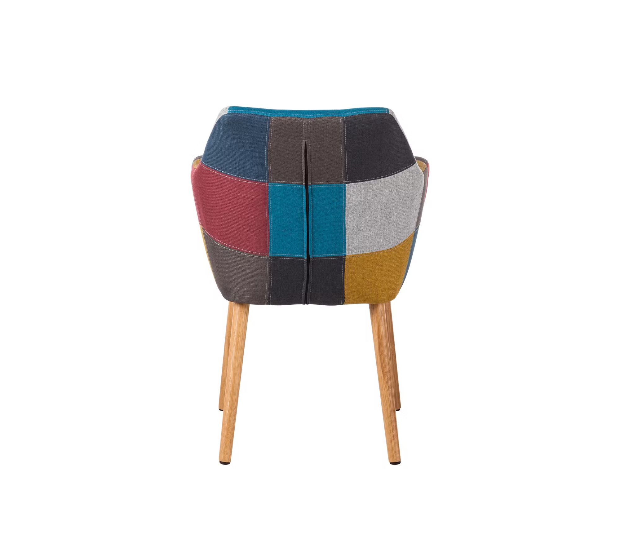 Armchair Webbing Patchwork Multicolor
