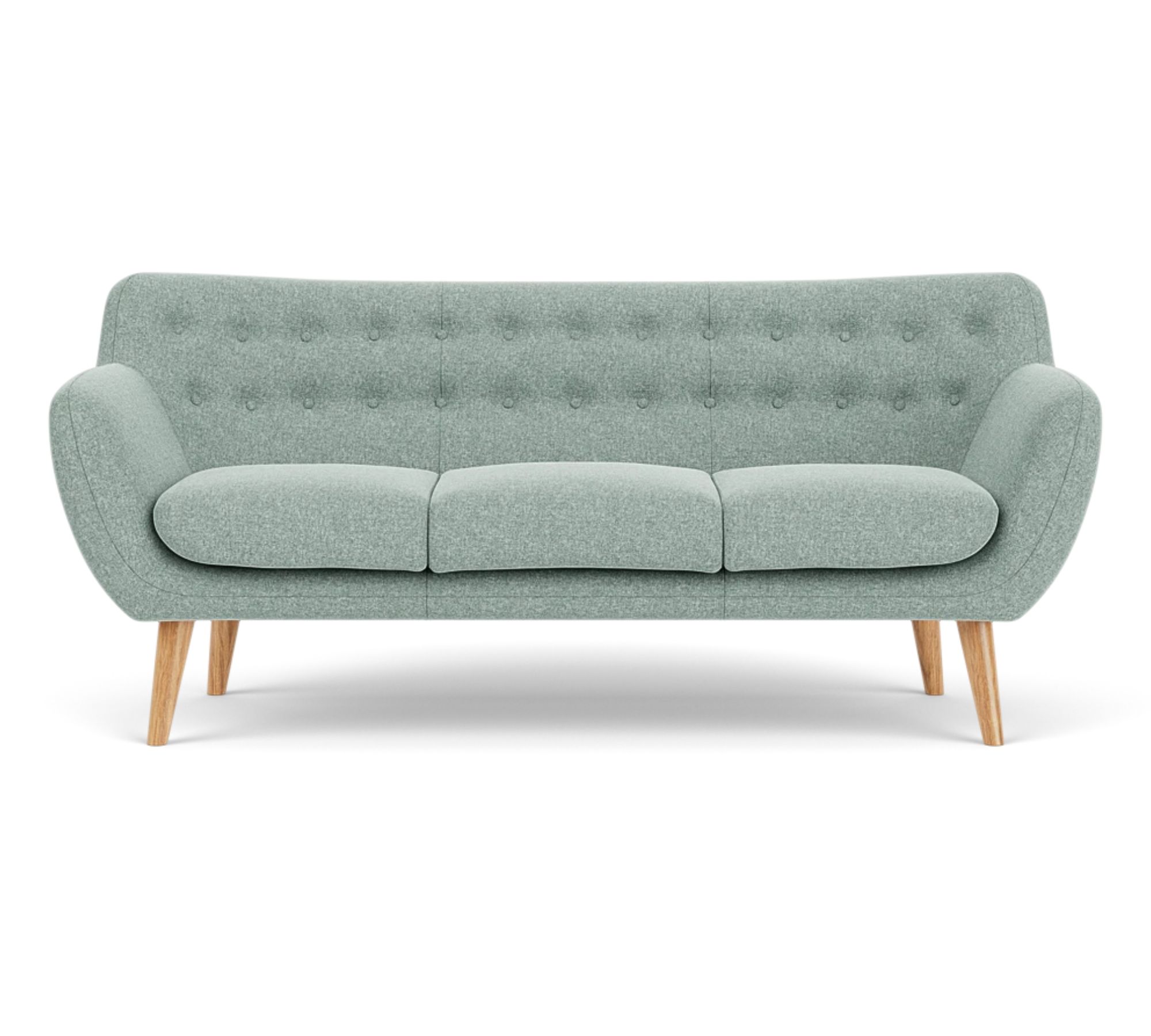 Anne Sofa 3-Sitzer Fabio Grey Green