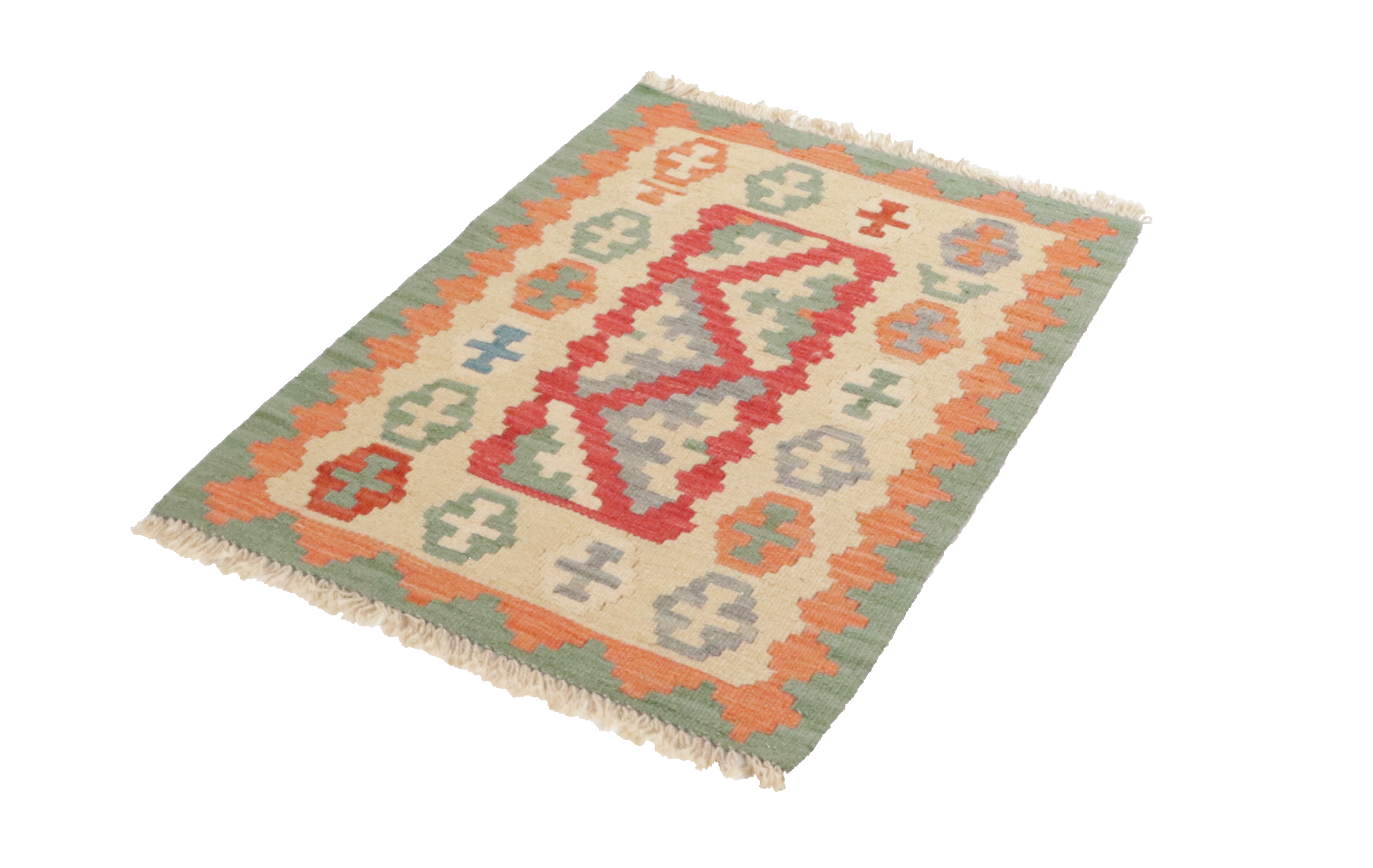 Kilim Gashgai Teppich Mehrfarbig