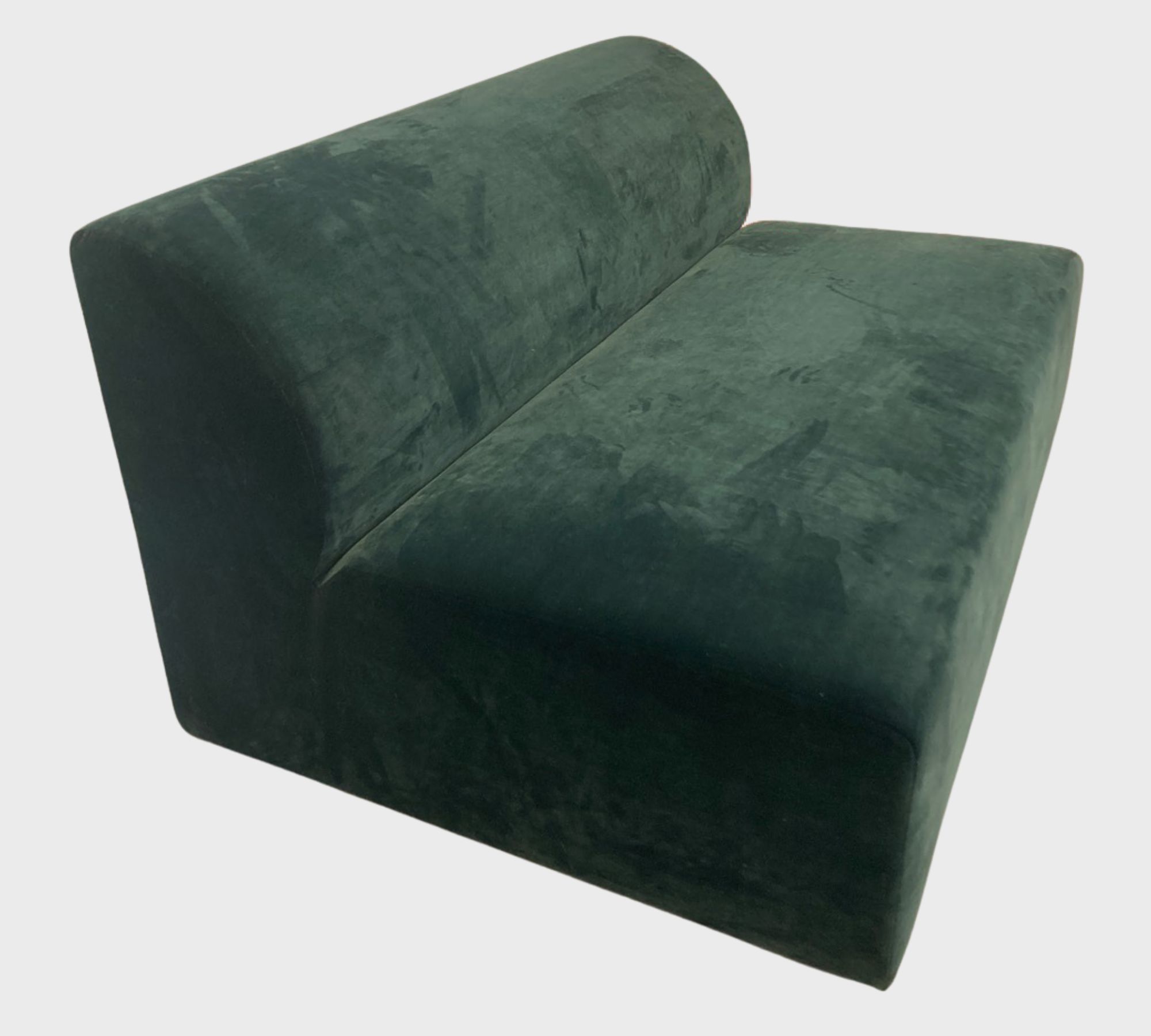 Weber Loveseat Modulsofa 2-Sitzer Samt Grün