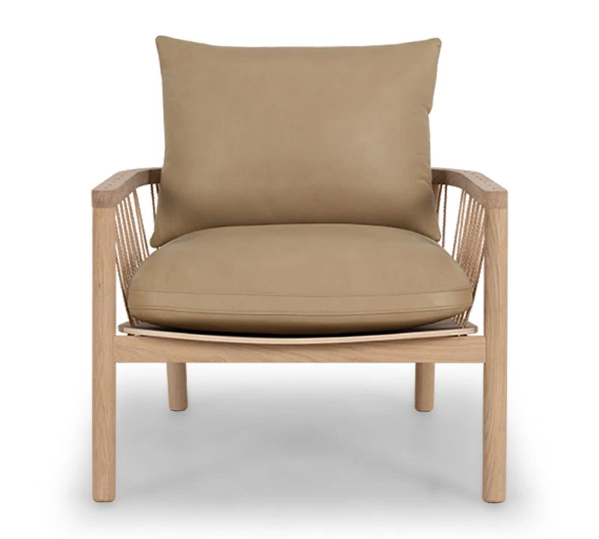 Enzo Sessel Leather Soffy Beige