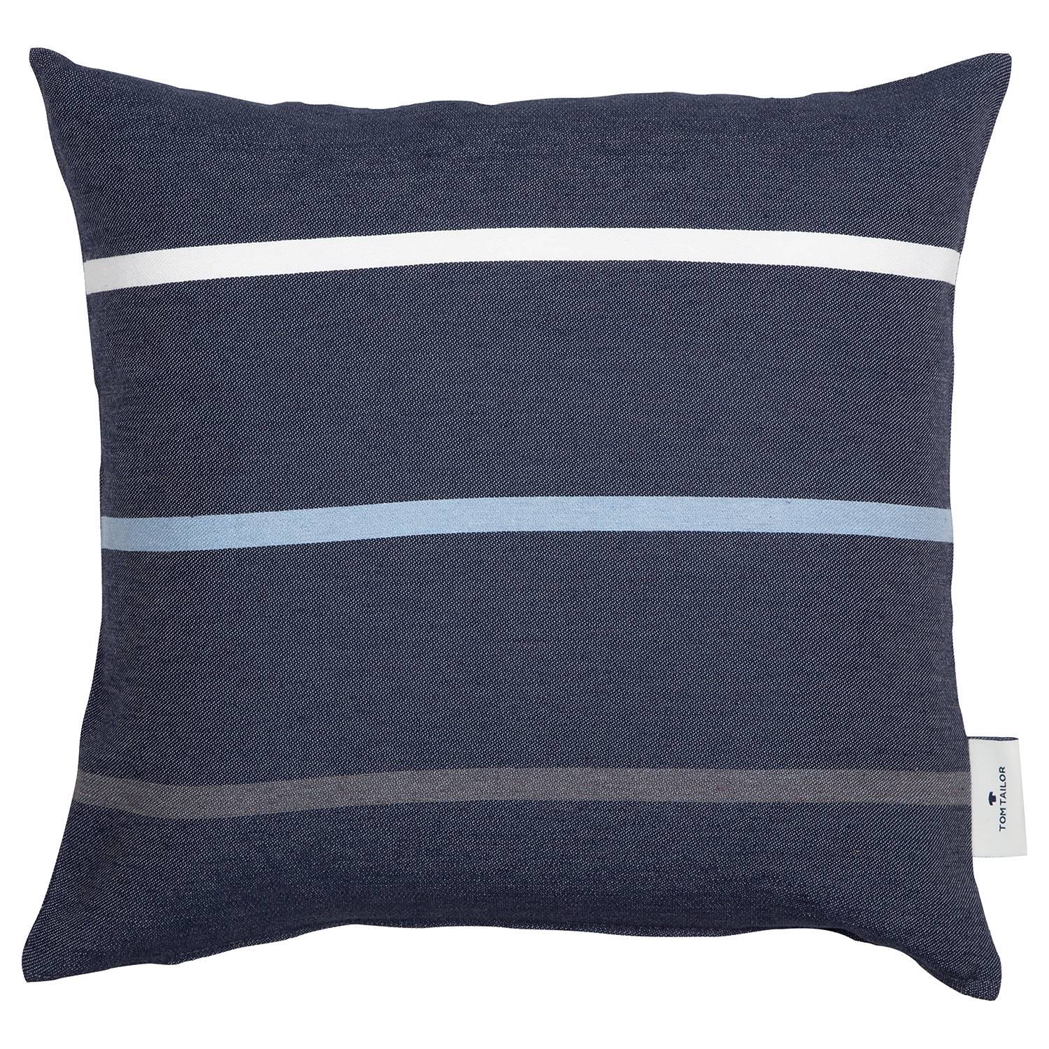 Tepe Cushion cover Blended fabric Marine