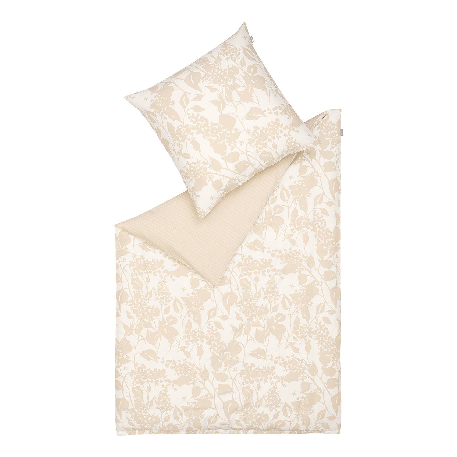 Glanz-Satinbettwäsche Set Blossom Baumwolle 135 x 200 cm