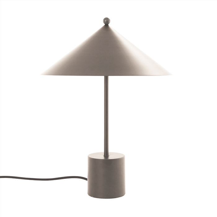 Kasa Tischleuchte Metall Beige