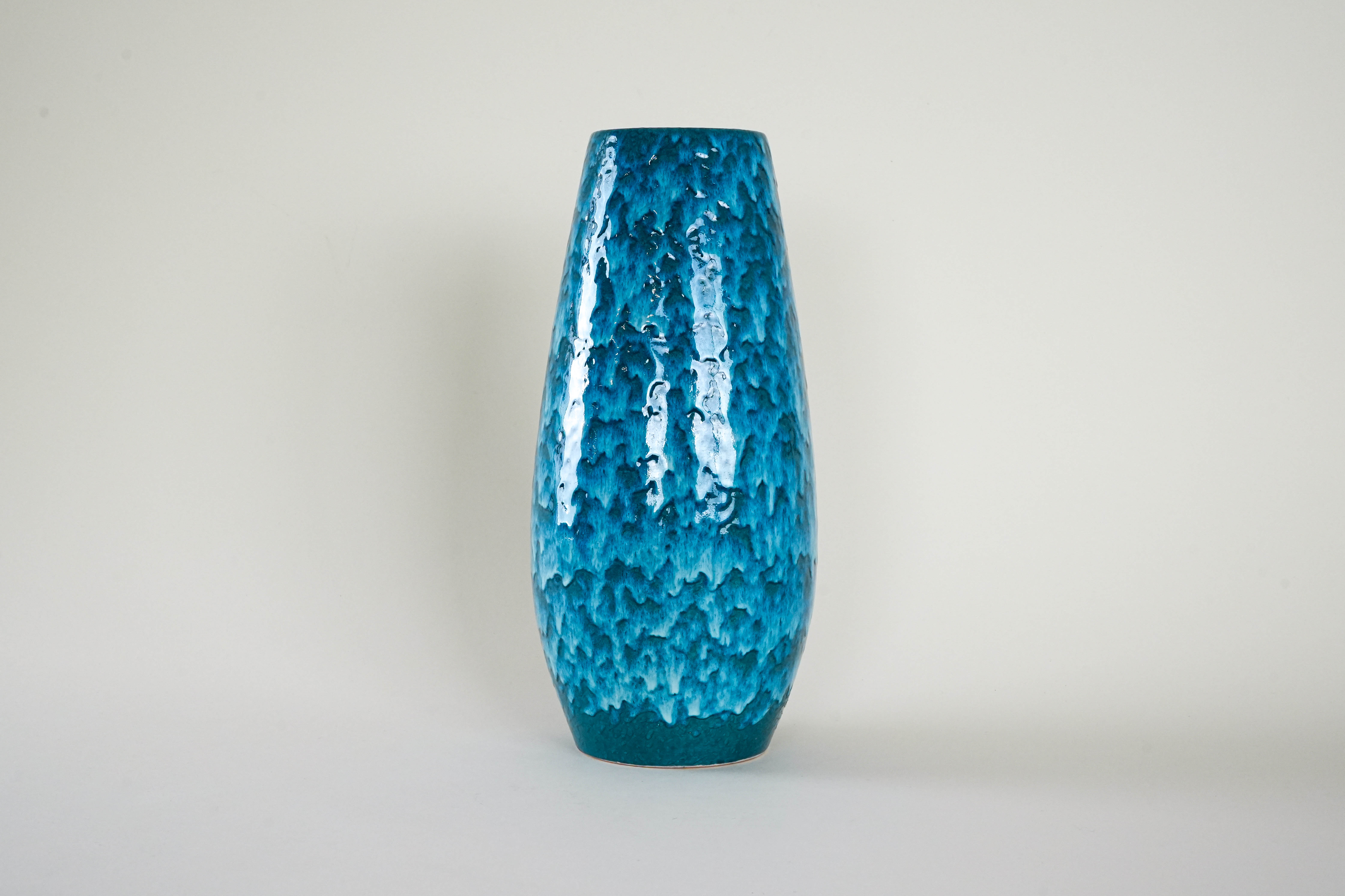 Keramikvase Blau