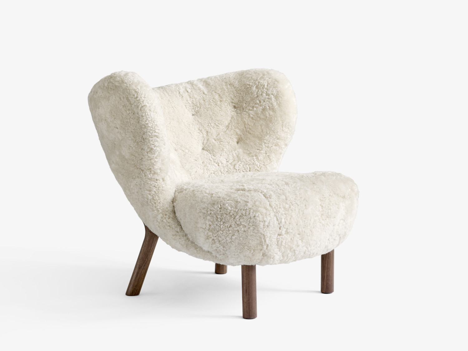 Little Petra Vb1 Sessel & Atd1 Pouf Weiß