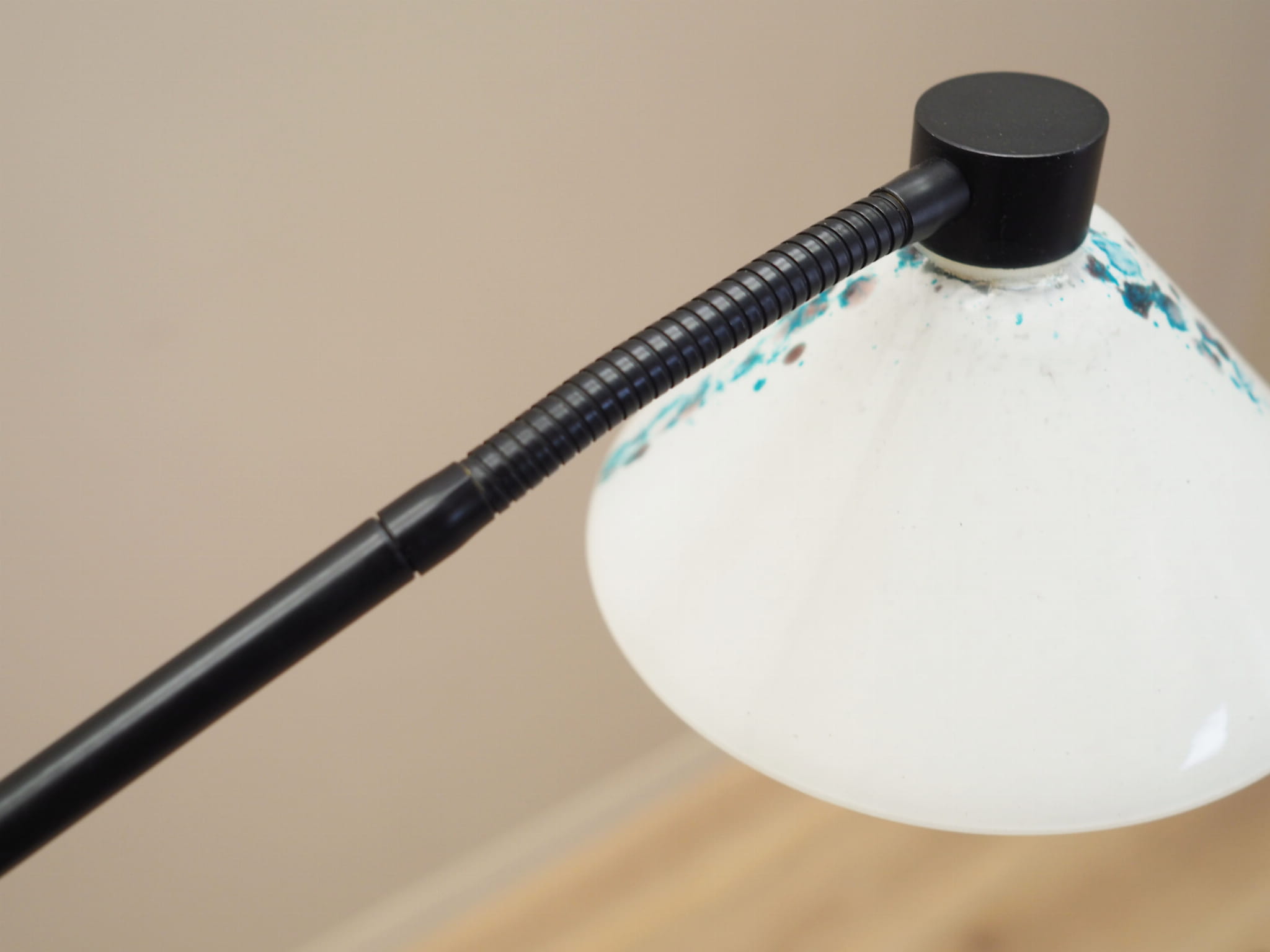 Stehlampe Metall Glas 1970er Jahre
