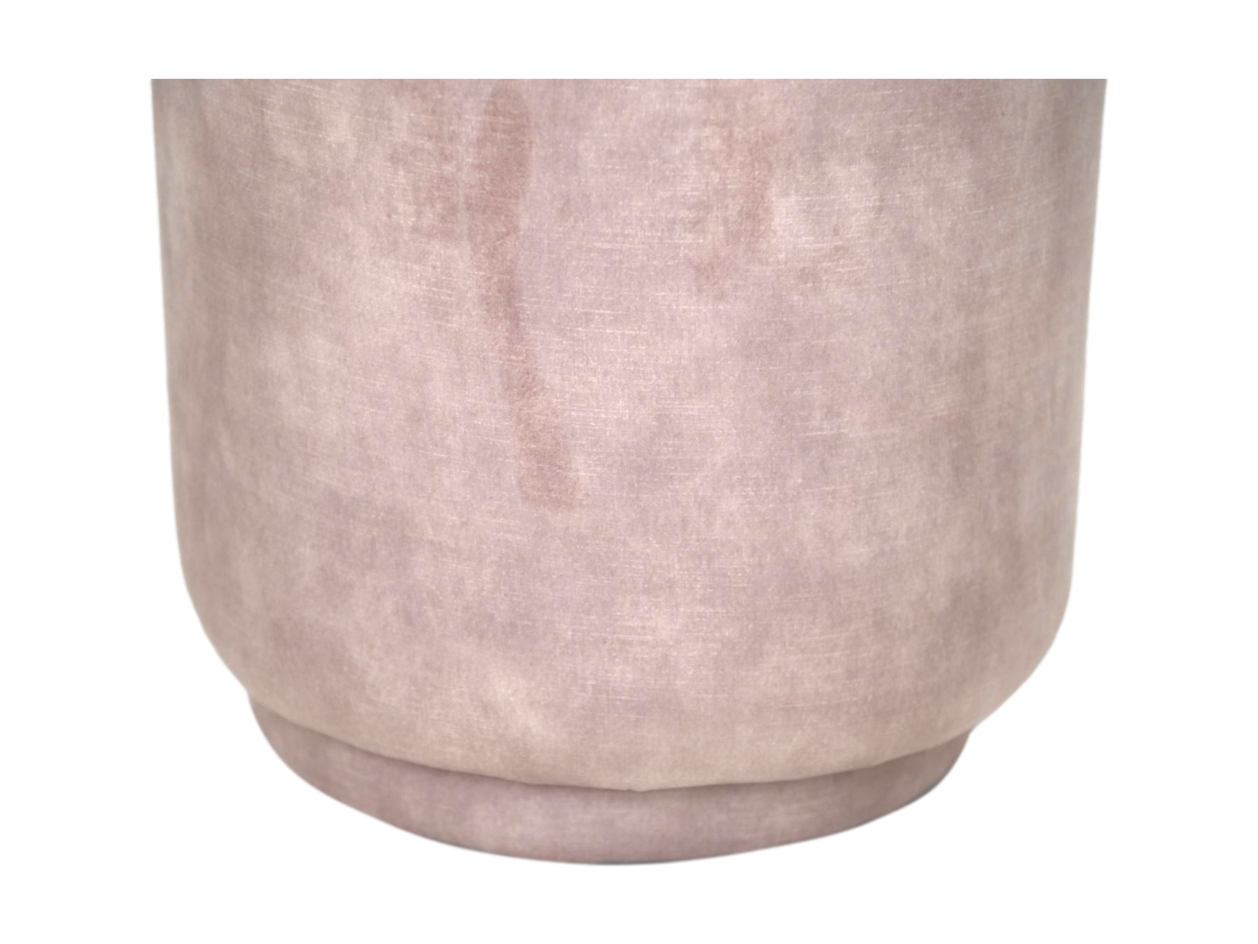 Runder Otto Fußhocker Pink