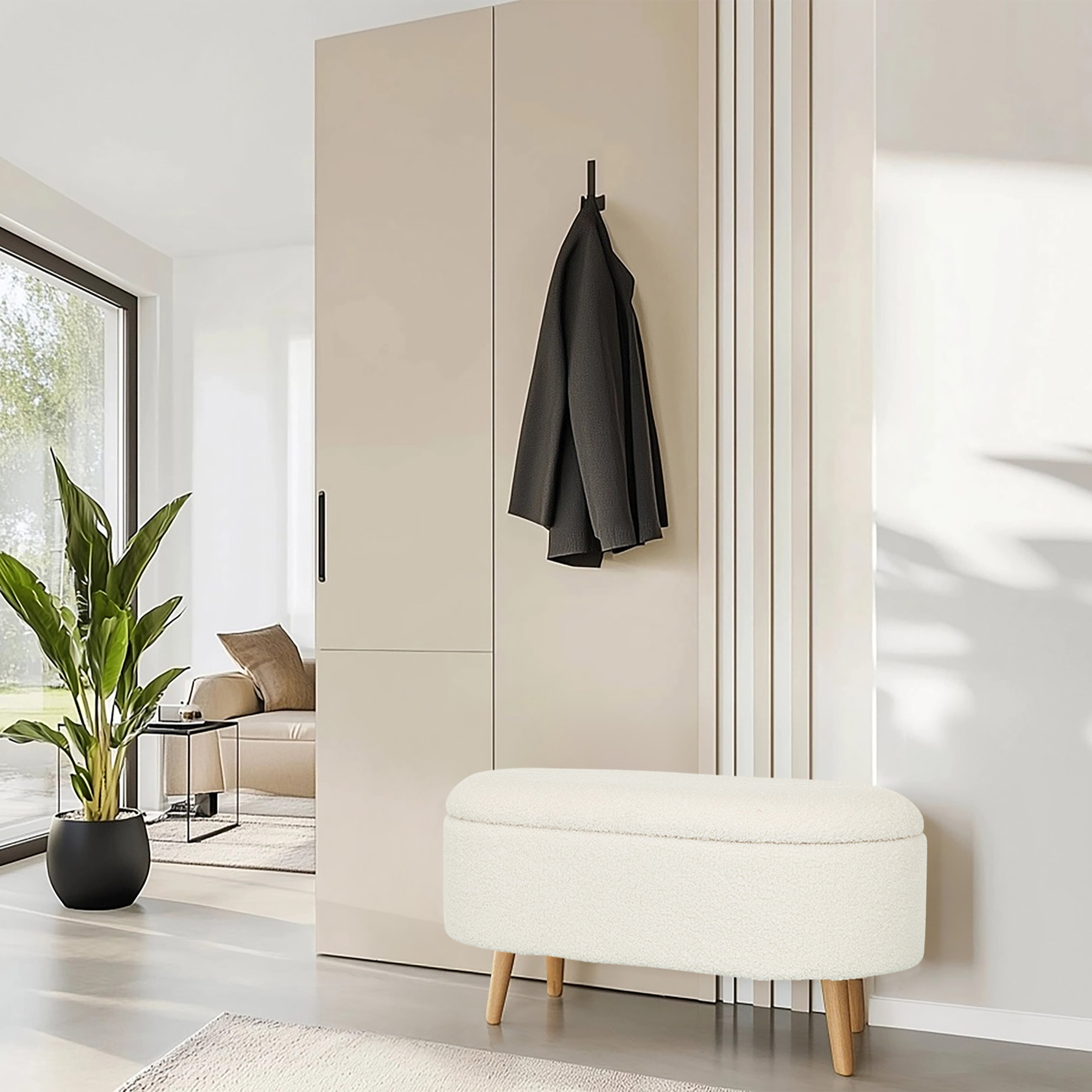 STORIANO Bank Textil Creme